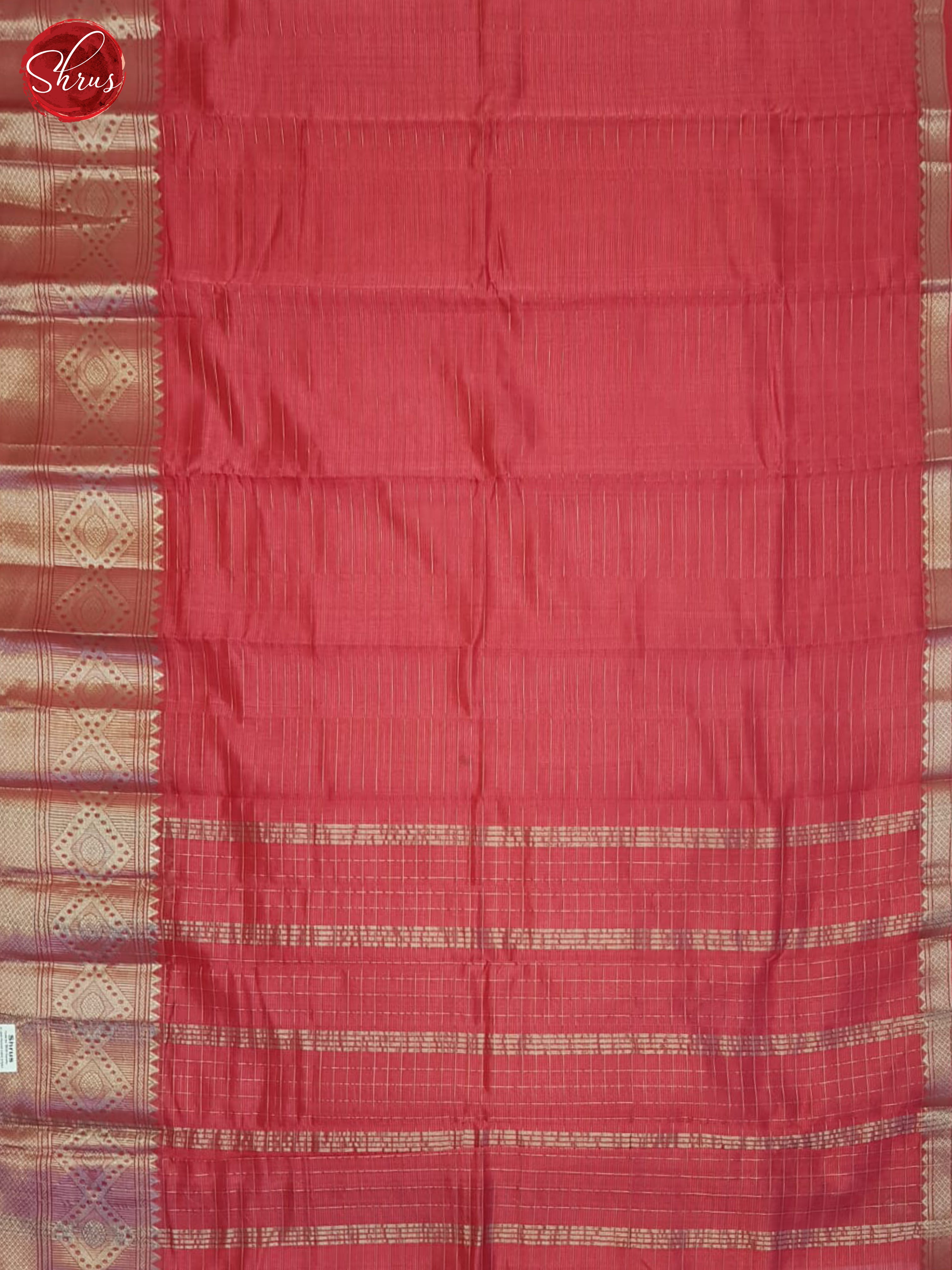 Pink(Single Tone)- Mangalagiri Silk Cotton Saree - Shop on ShrusEternity.com