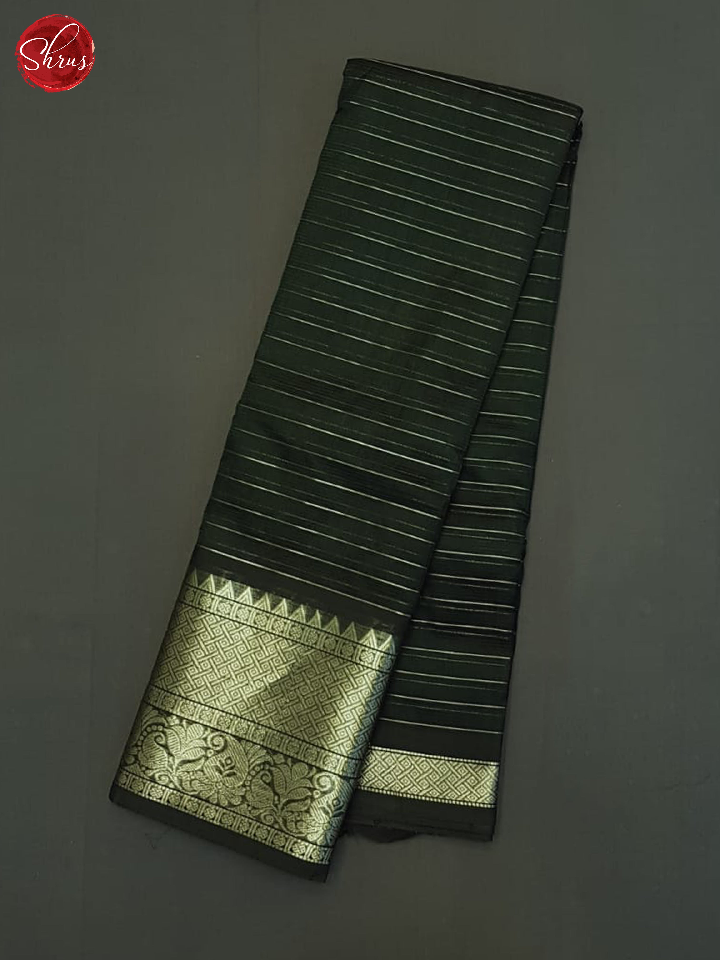 Green(Single Tone)- mangalagiri Silk Cotton Saree - Shop on ShrusEternity.com