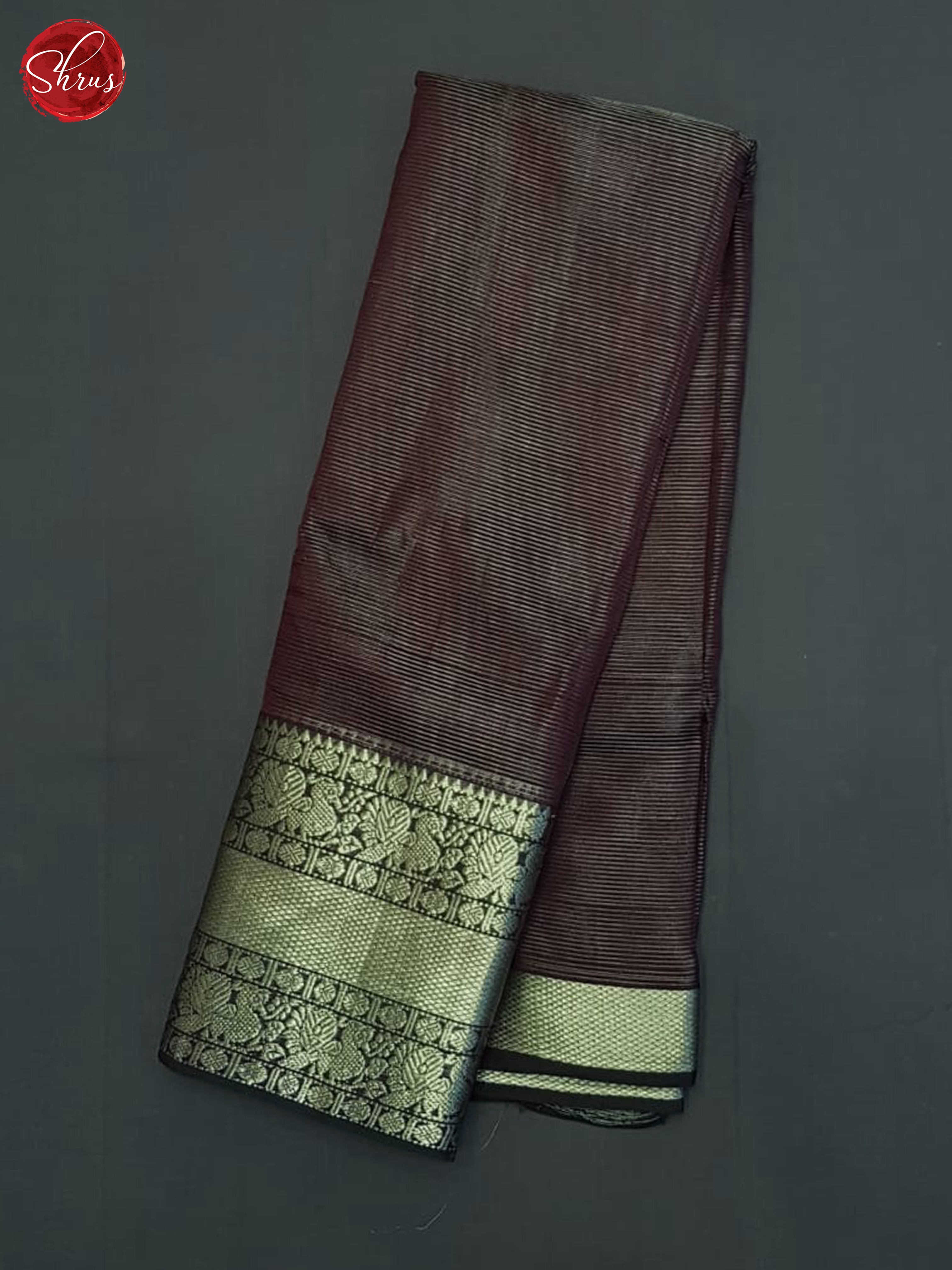 Deep Wine(Single Tone)- Mangalagiri Silk Cotton Saree - Shop on ShrusEternity.com