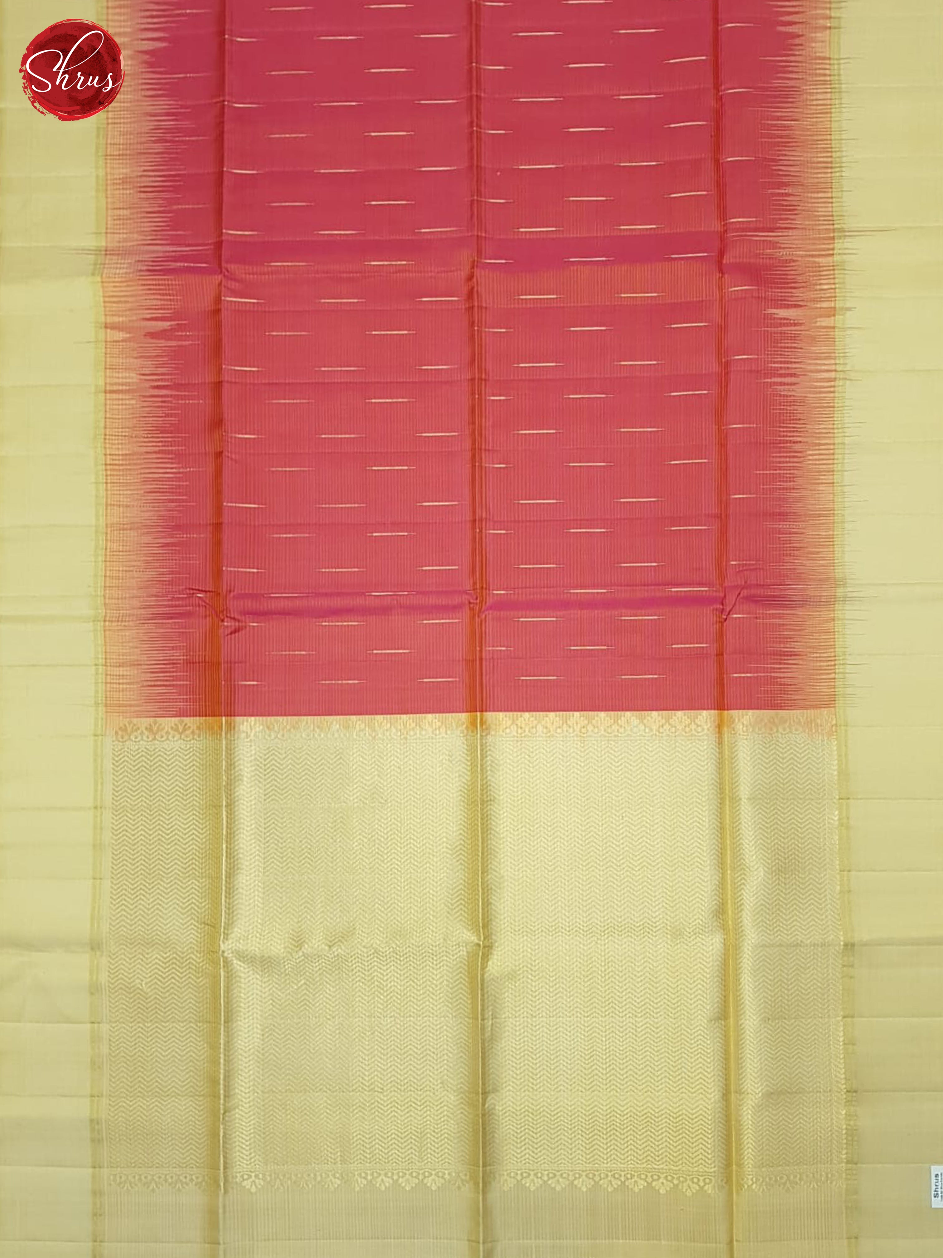 Pink And Beige- Soft Silk Saree - Shop on ShrusEternity.com