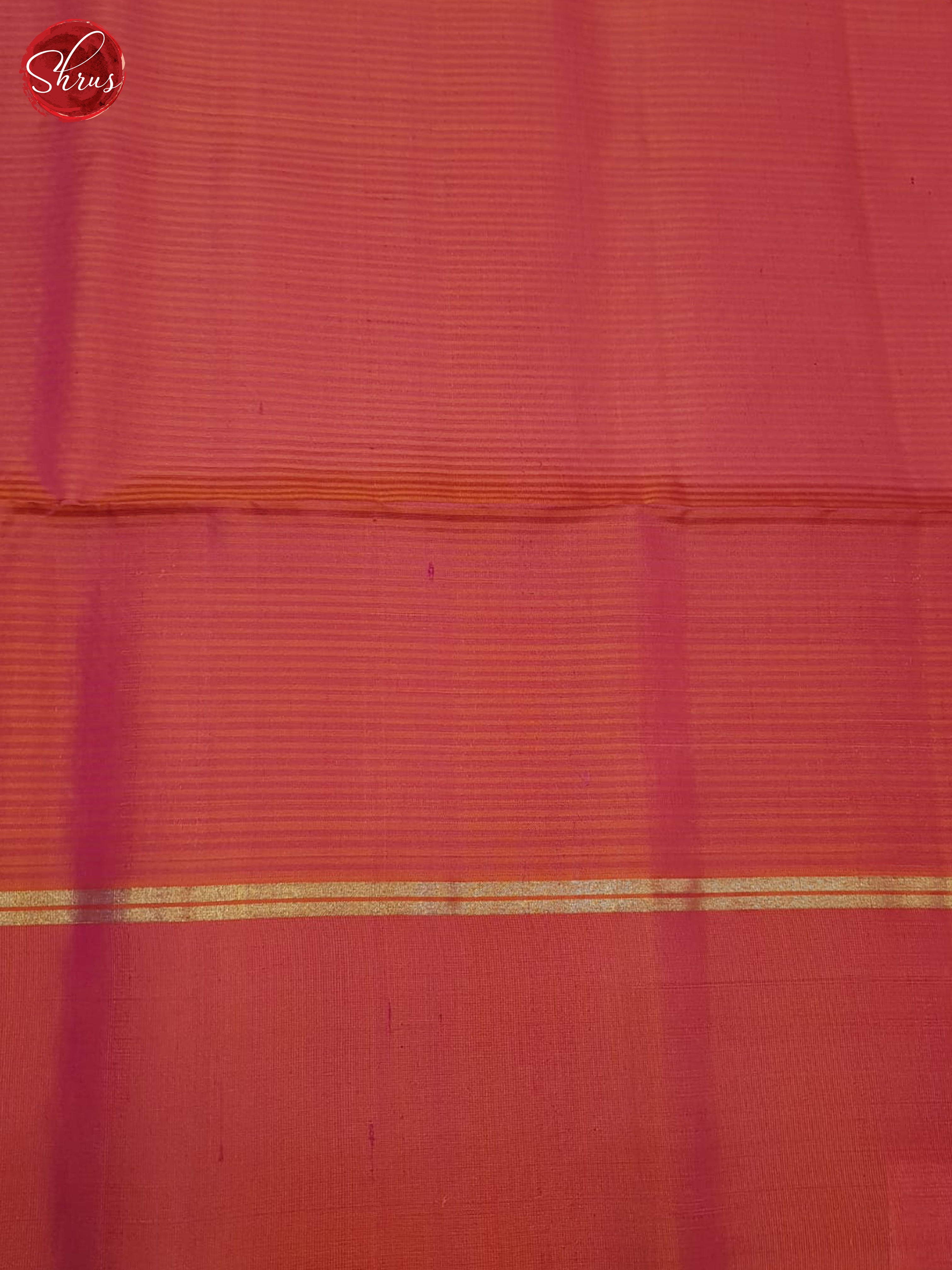 Cream And Pink- Soft Silk Saree - Shop on ShrusEternity.com