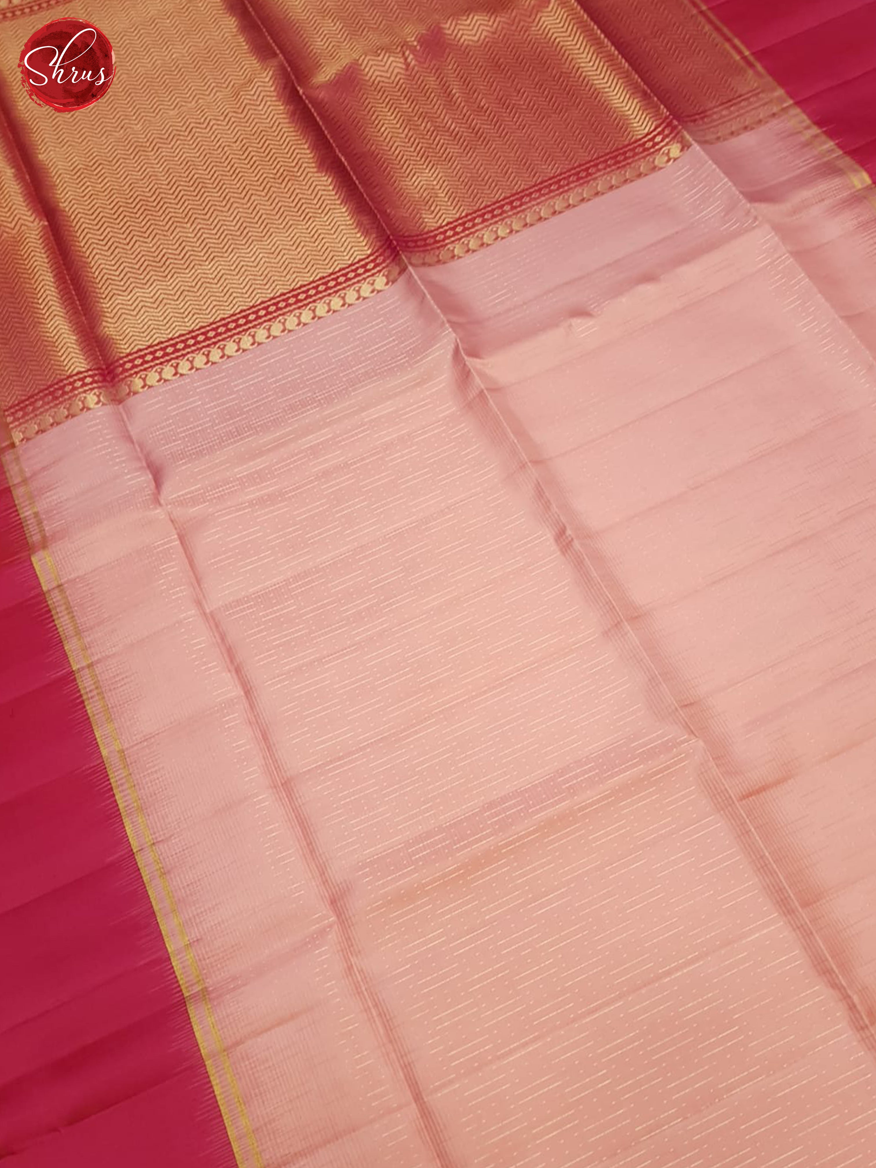 Baby Pink & Pink- Soft Silk Saree - Shop on ShrusEternity.com