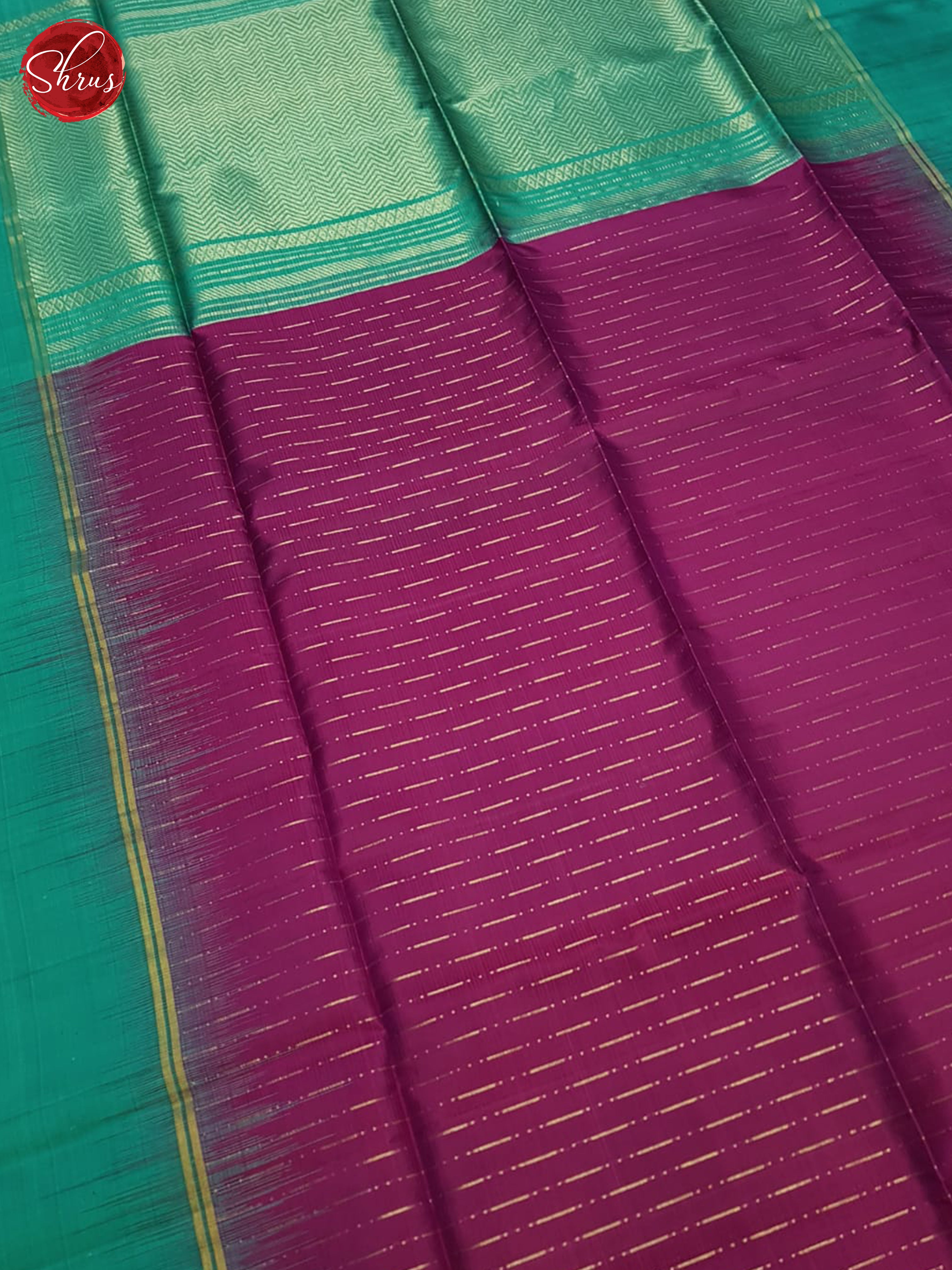 Vadamalli And Green- Soft Silk Saree - Shop on ShrusEternity.com