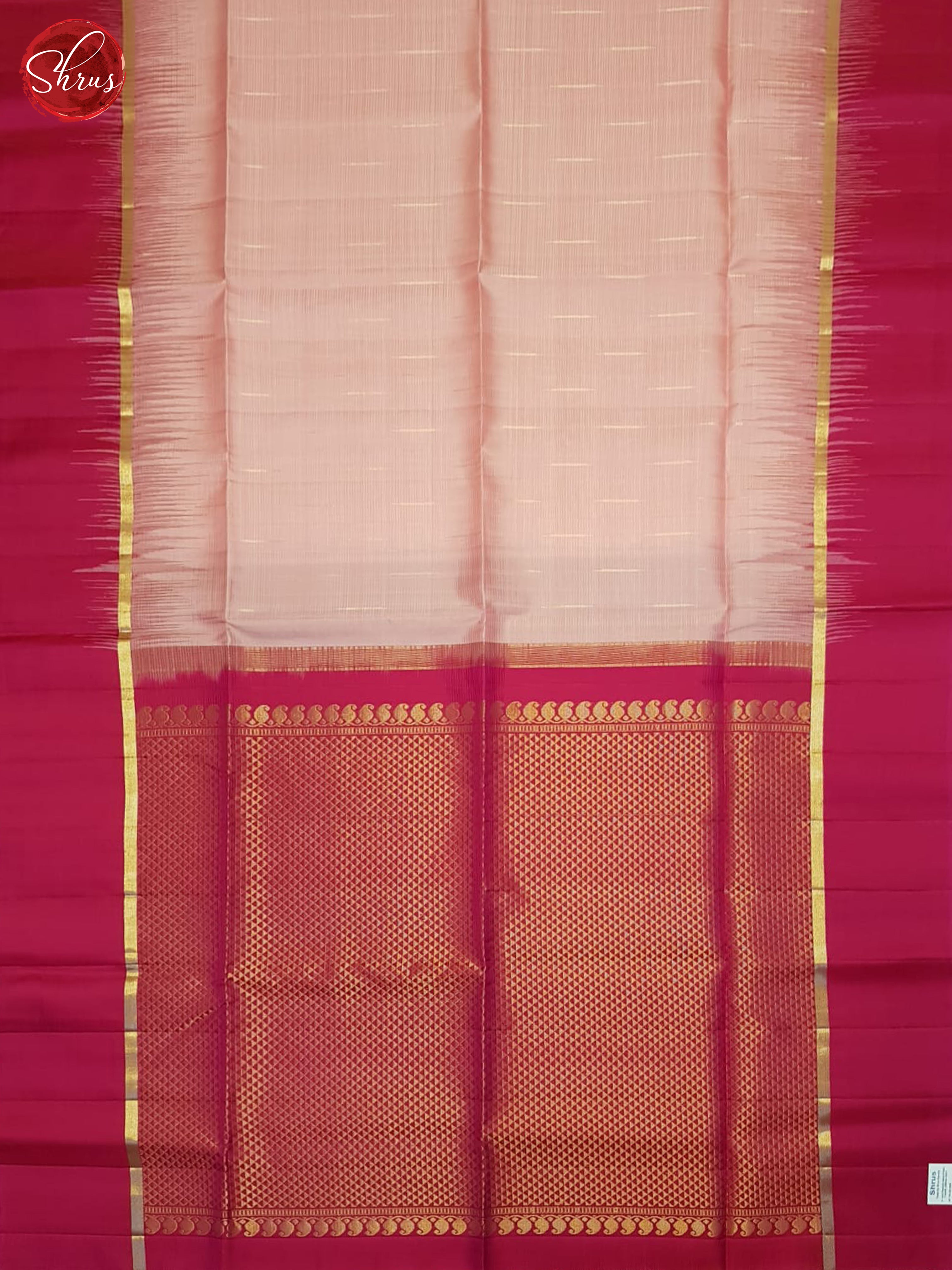 Baby Pink & Pink - Soft Silk  Saree - Shop on ShrusEternity.com