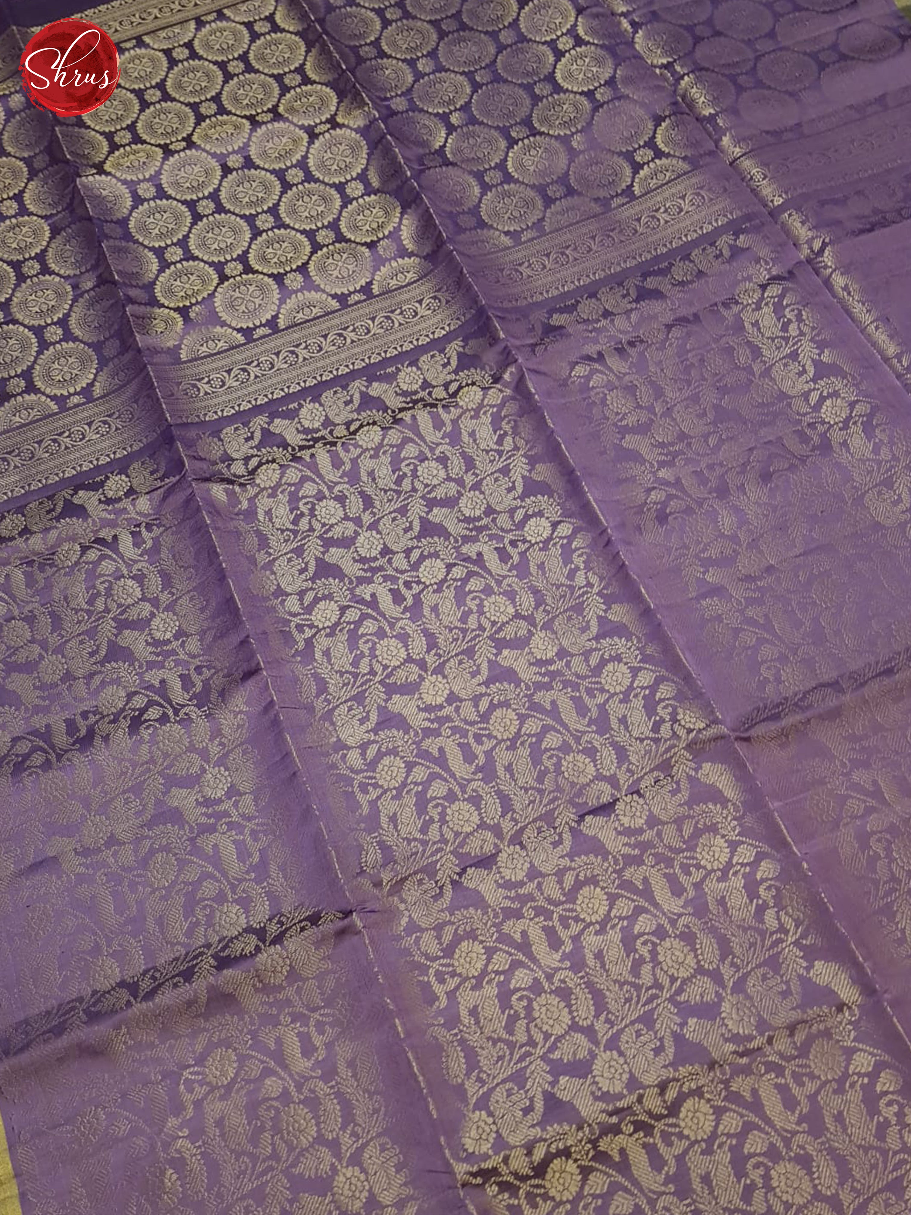 Lavender(Single Tone)- Soft Silk Saree - Shop on ShrusEternity.com