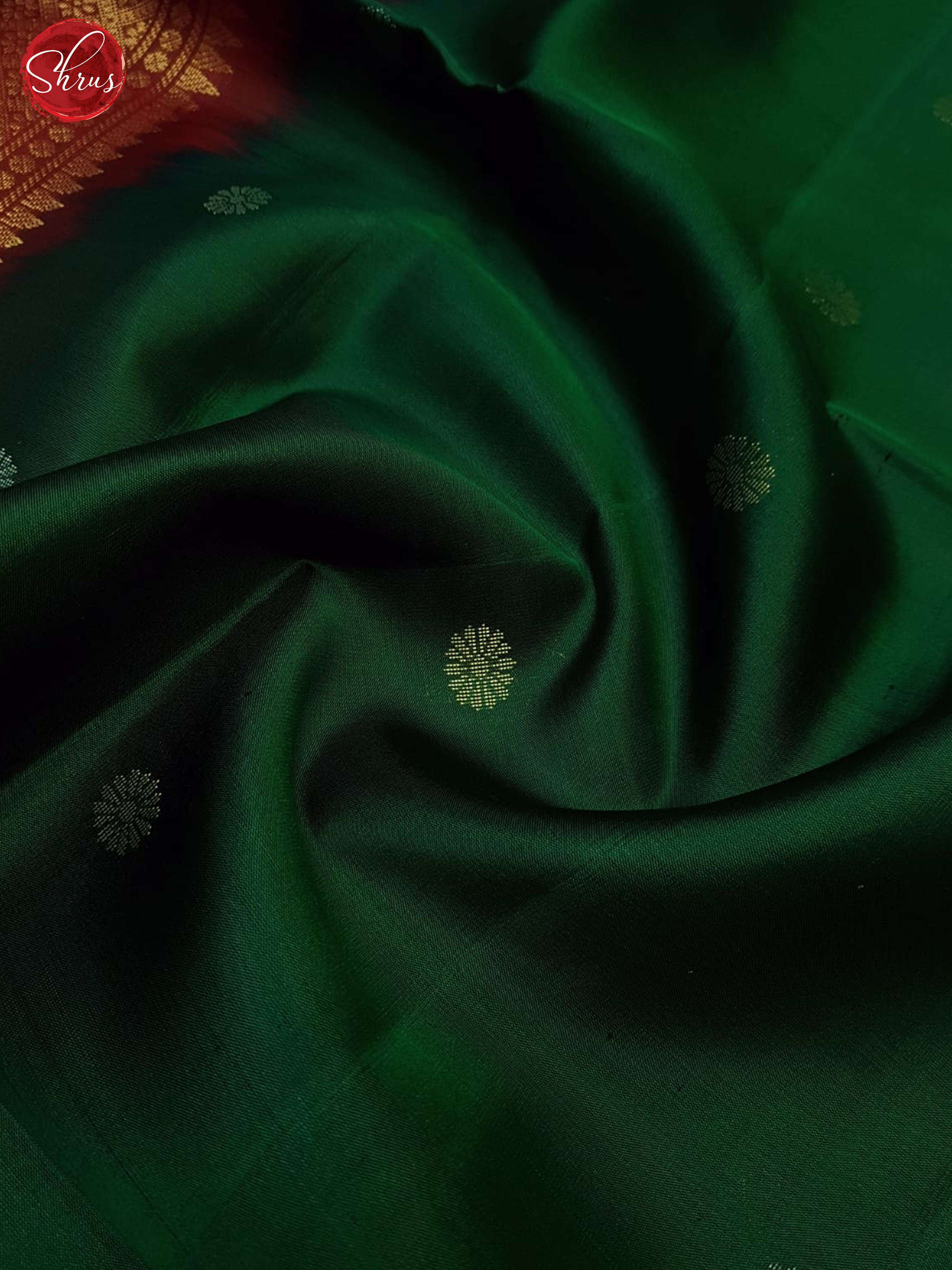 Green And Arakku Maroon- Soft Silk Saree - Shop on ShrusEternity.com