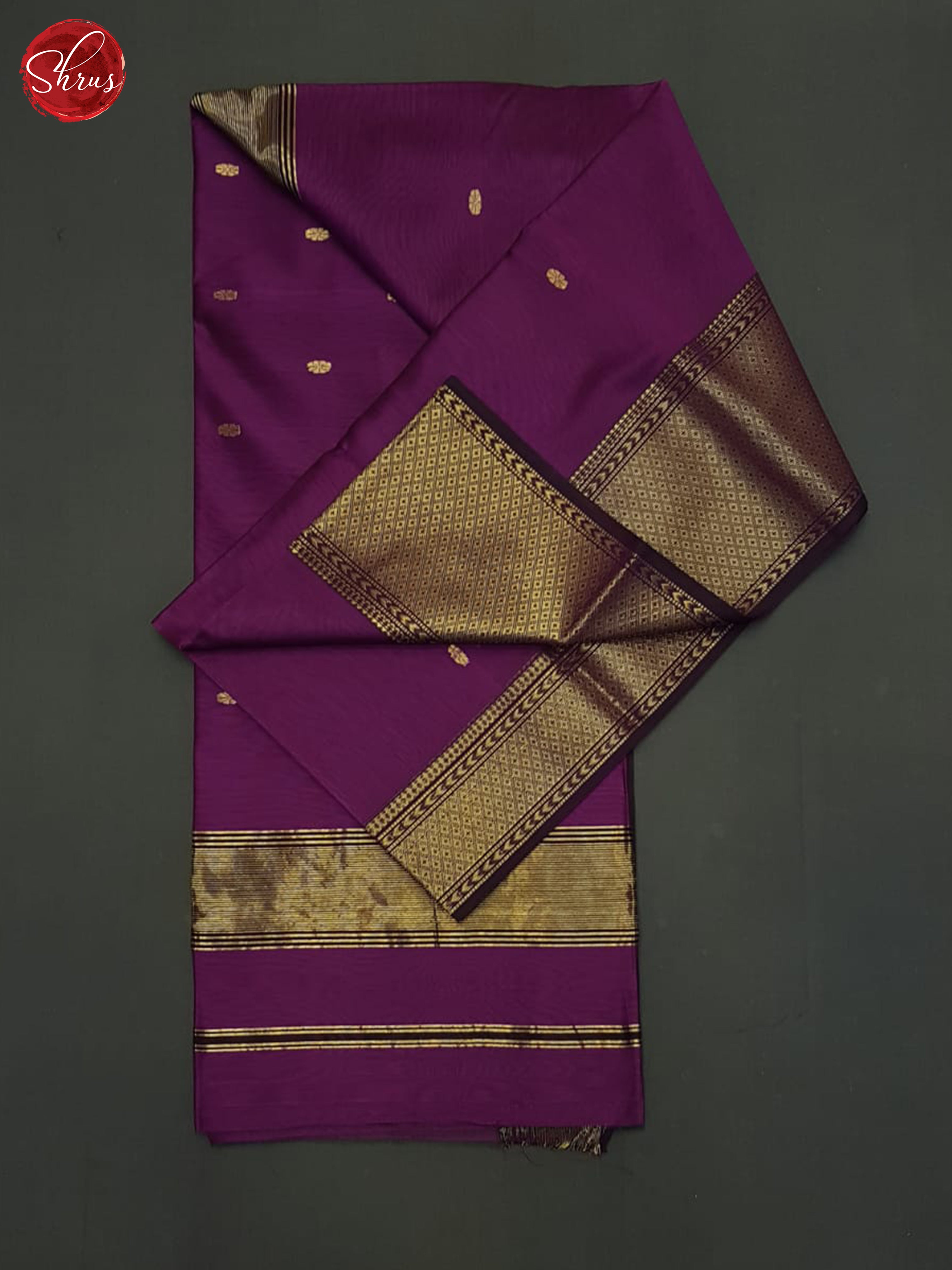 Vadamalli(Single Tone)- Maheshwari Silk Cotton Saree - Shop on ShrusEternity.com