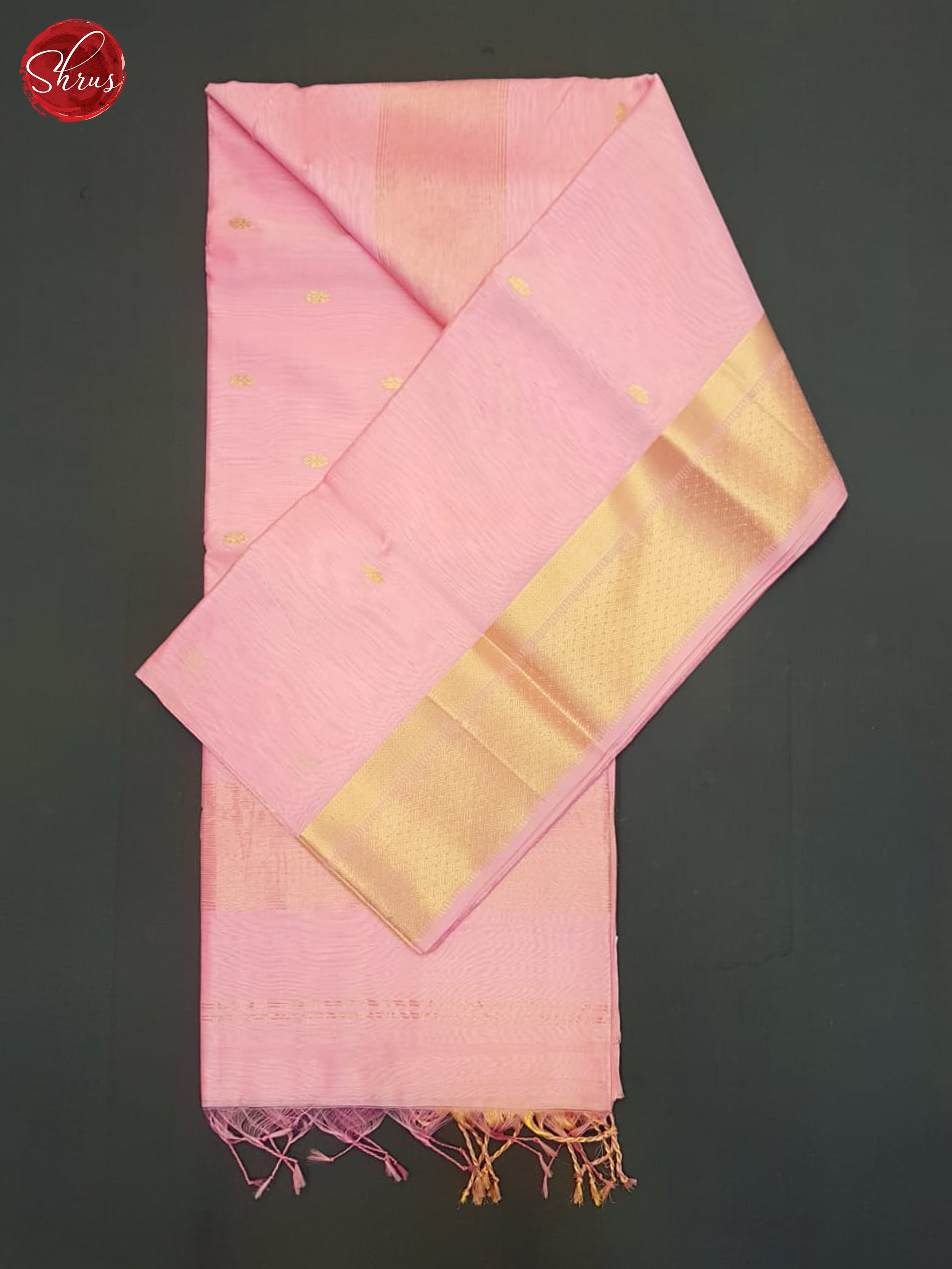 Pink(Single Tone)- Maheshwari Silk Cotton Saree