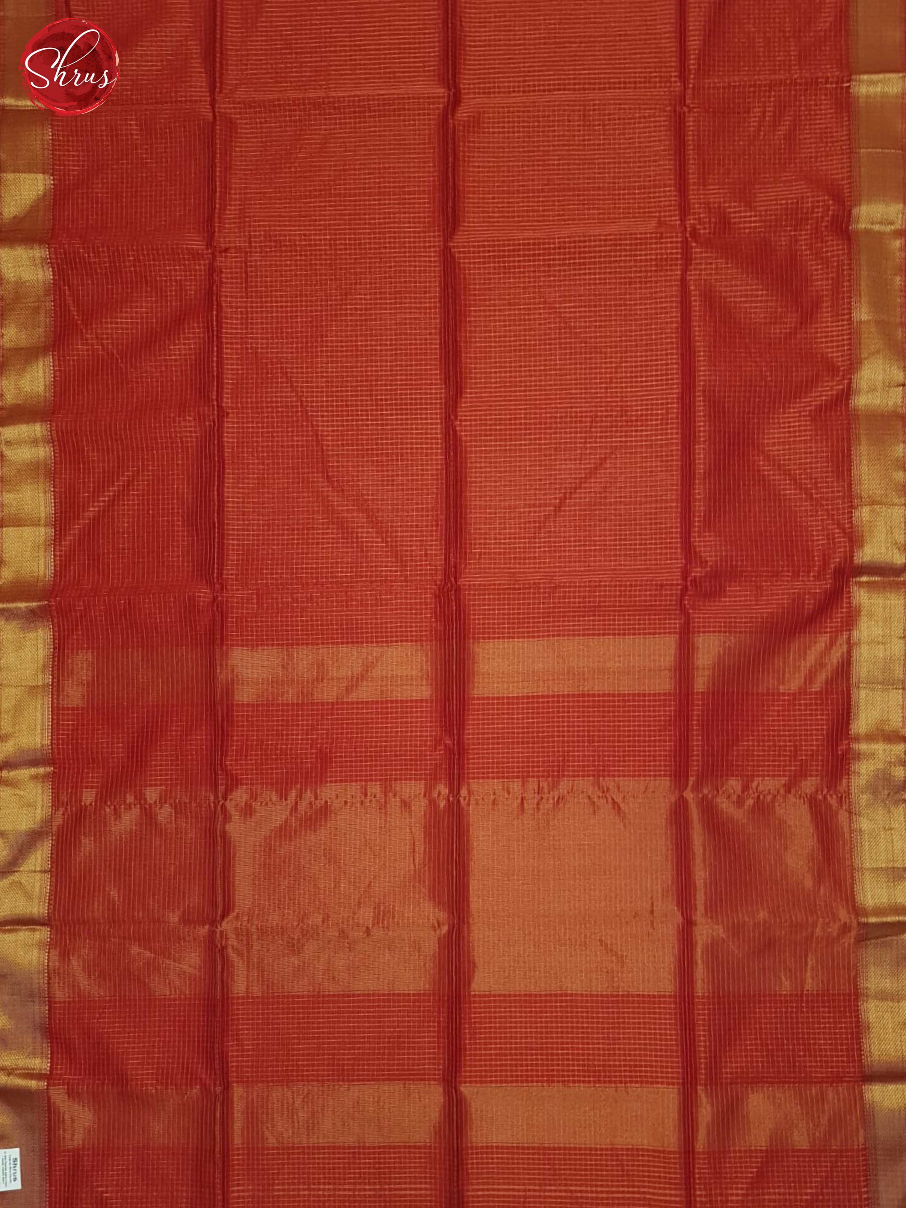 Red(Single Tone)- Maheshwari Silk Cotton saree