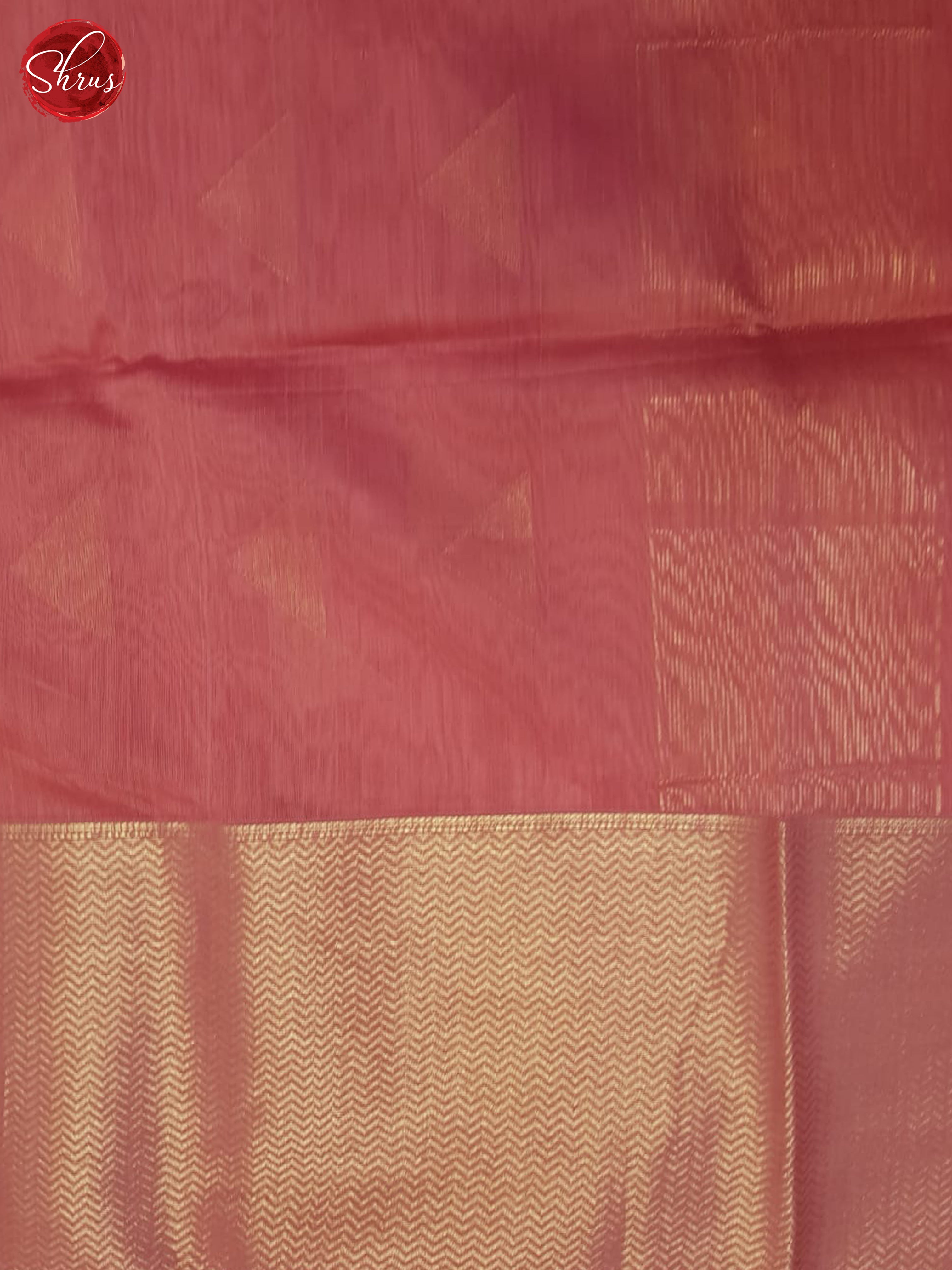 Pink(Single Tone)- Maheshwari Silk Cotton Saree - Shop on ShrusEternity.com