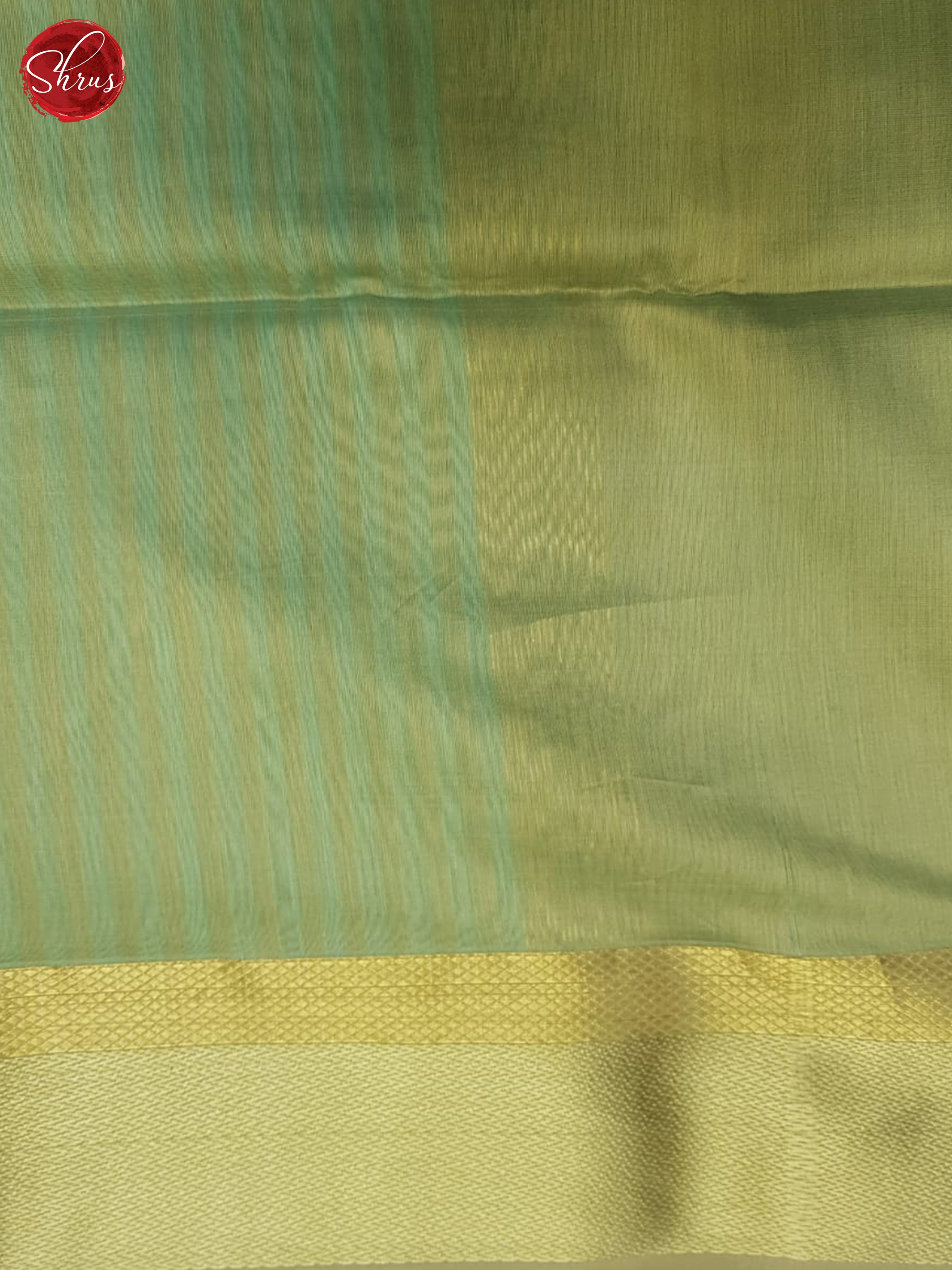 Blue & Beige- Maheshwari Silk Cotton Saree - Shop on ShrusEternity.com