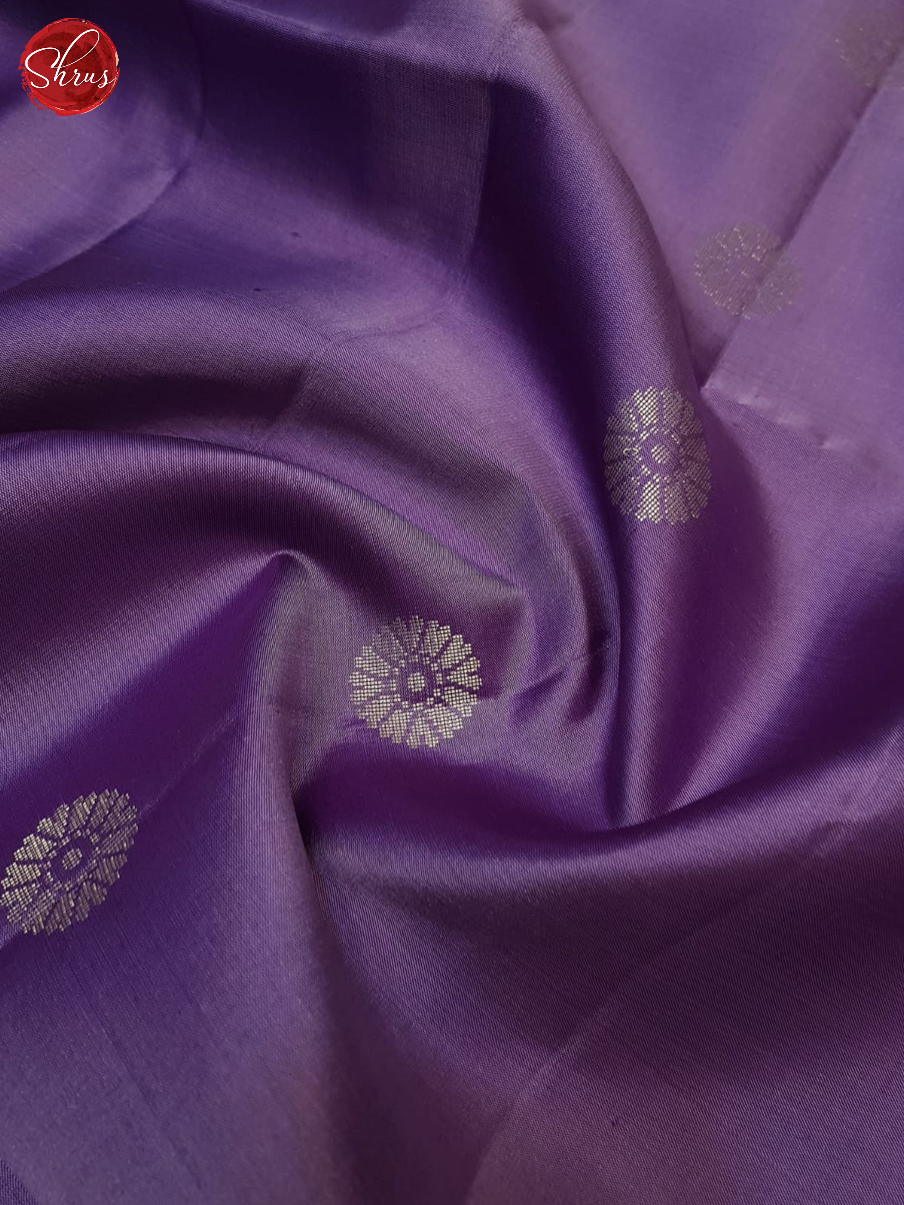 Lavender & Blue - Soft Silk Saree - Shop on ShrusEternity.com