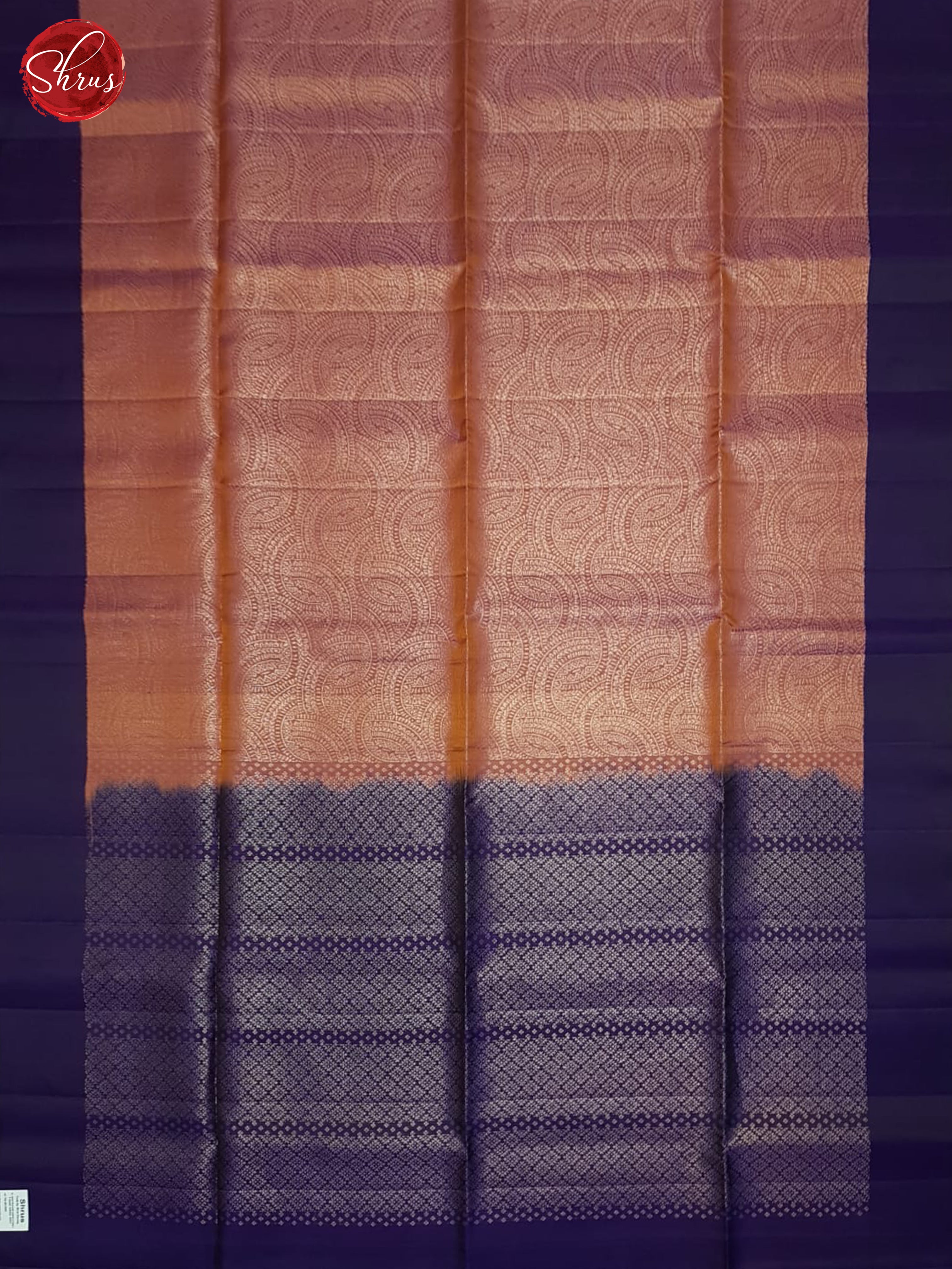 Brick And Purple- Soft Silk Saree - Shop on ShrusEternity.com