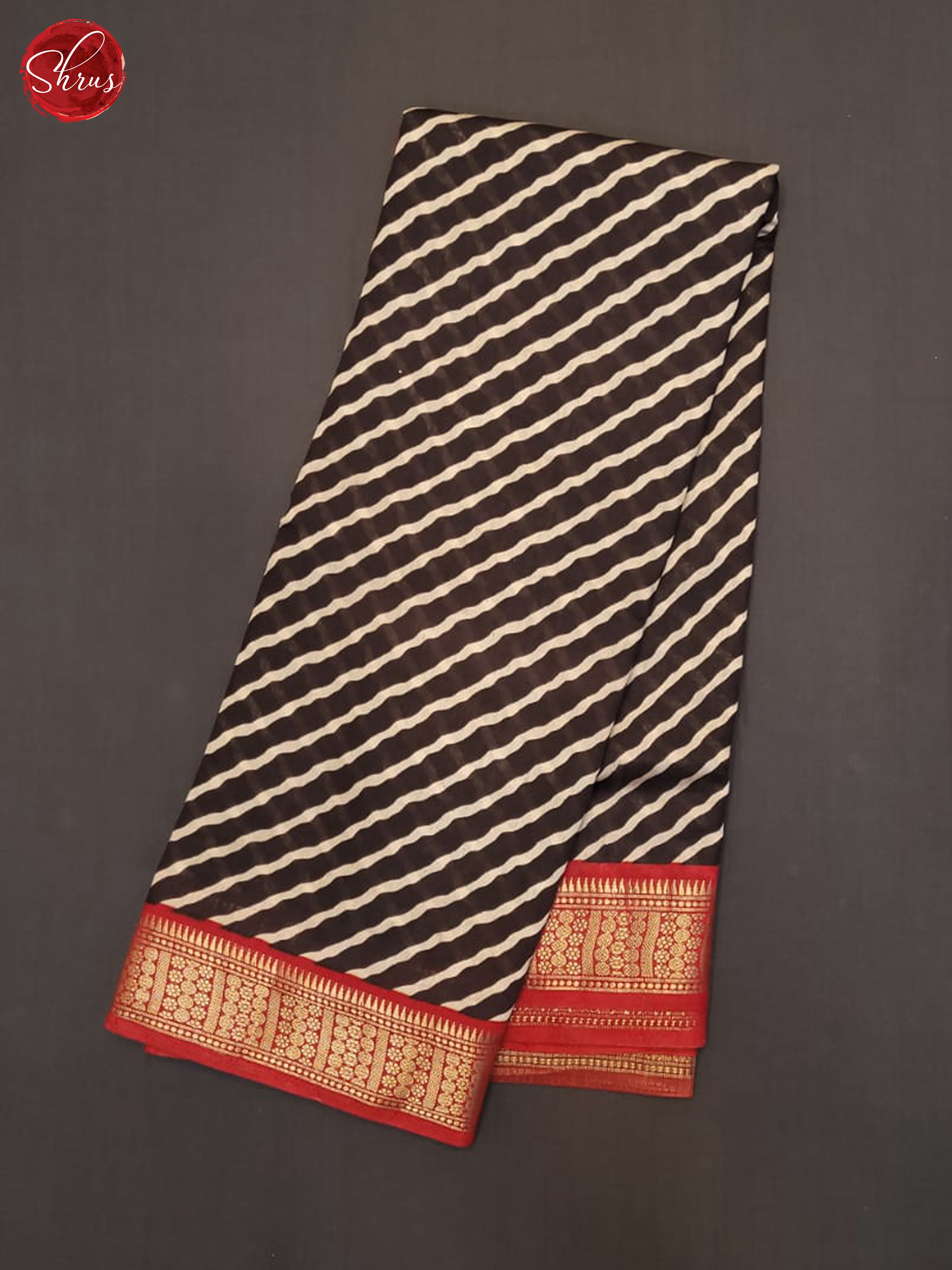 Black And Red- Art Modal Saree - Shop on ShrusEternity.com