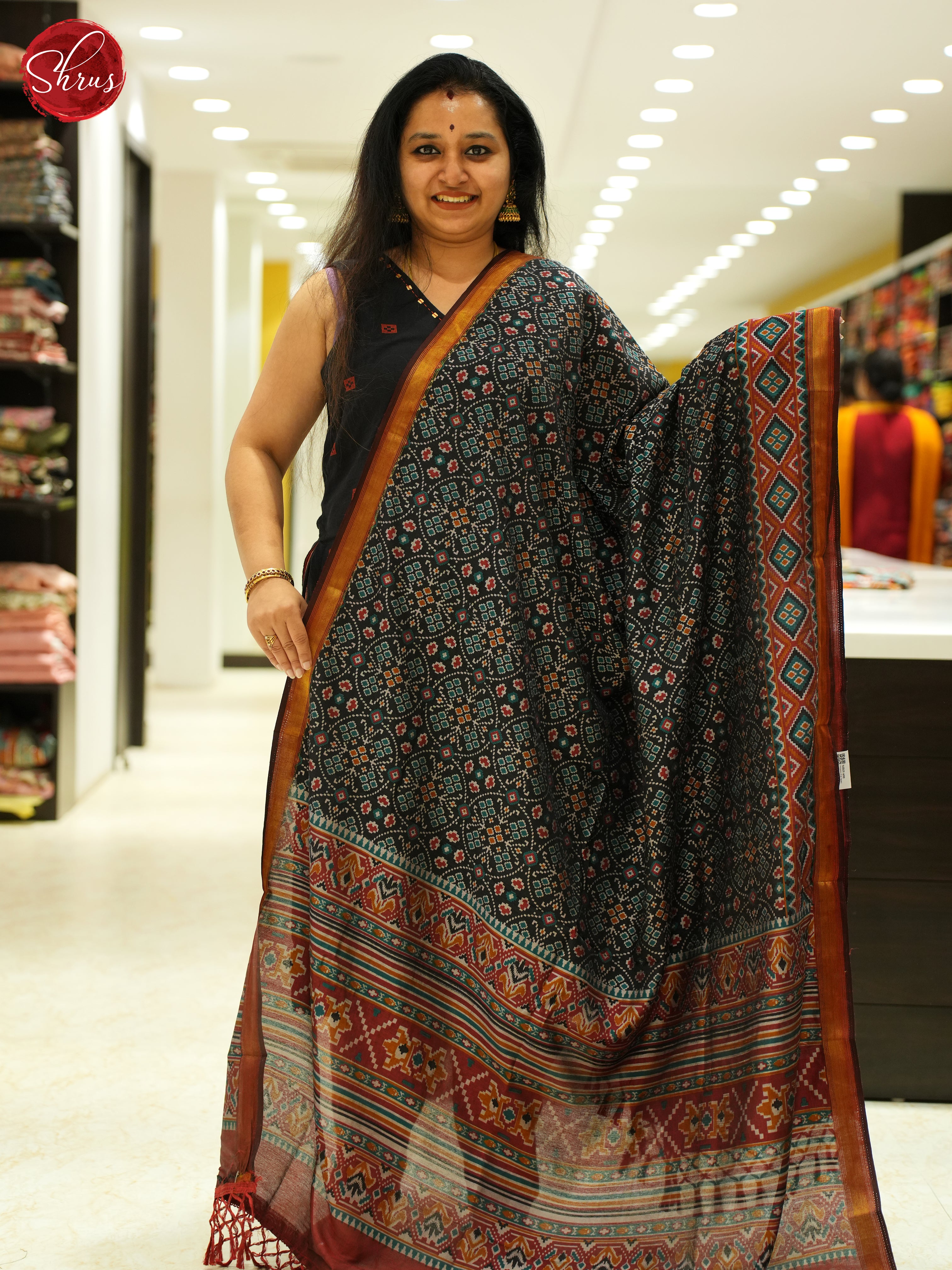 Black & Brown - Dupatta - Shop on ShrusEternity.com