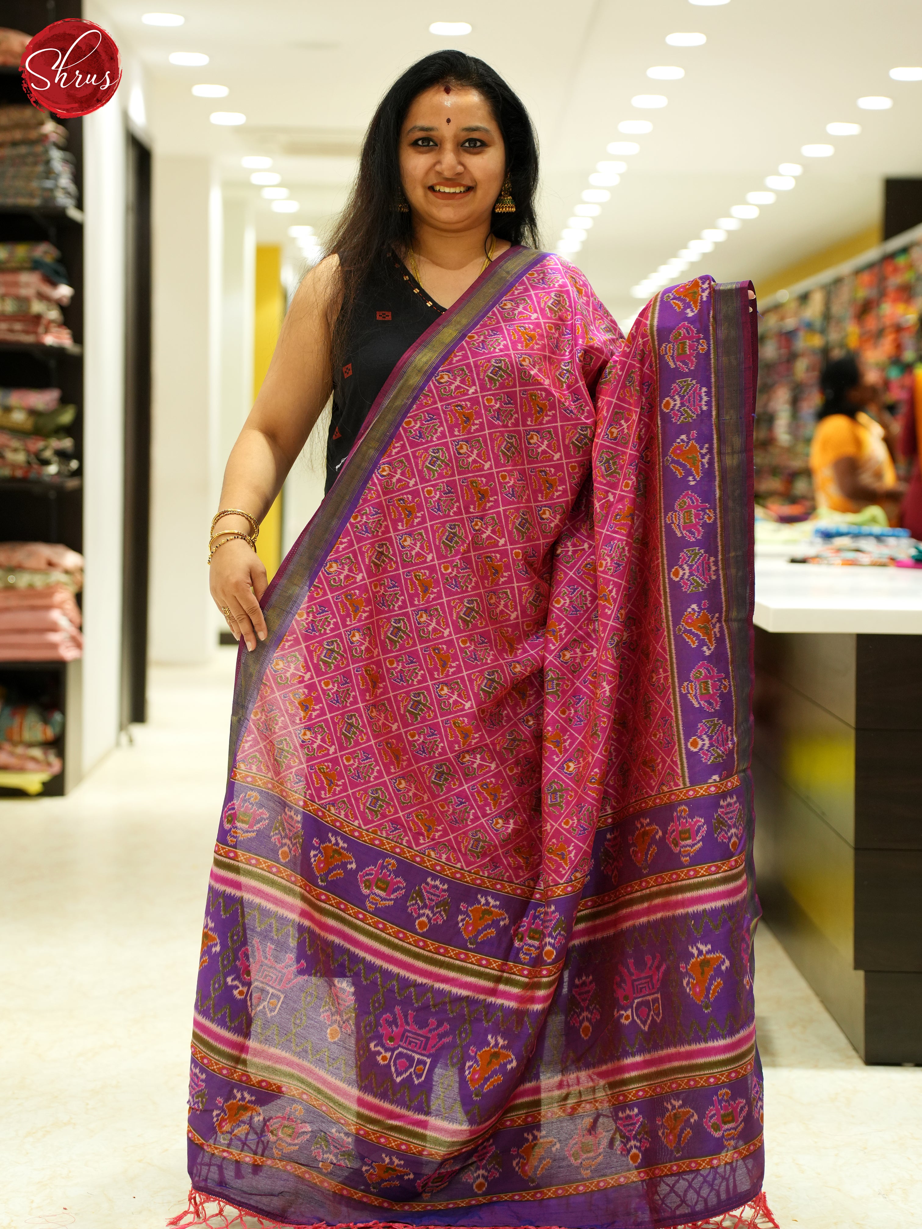 Pink & Purple  - Dupatta - Shop on ShrusEternity.com