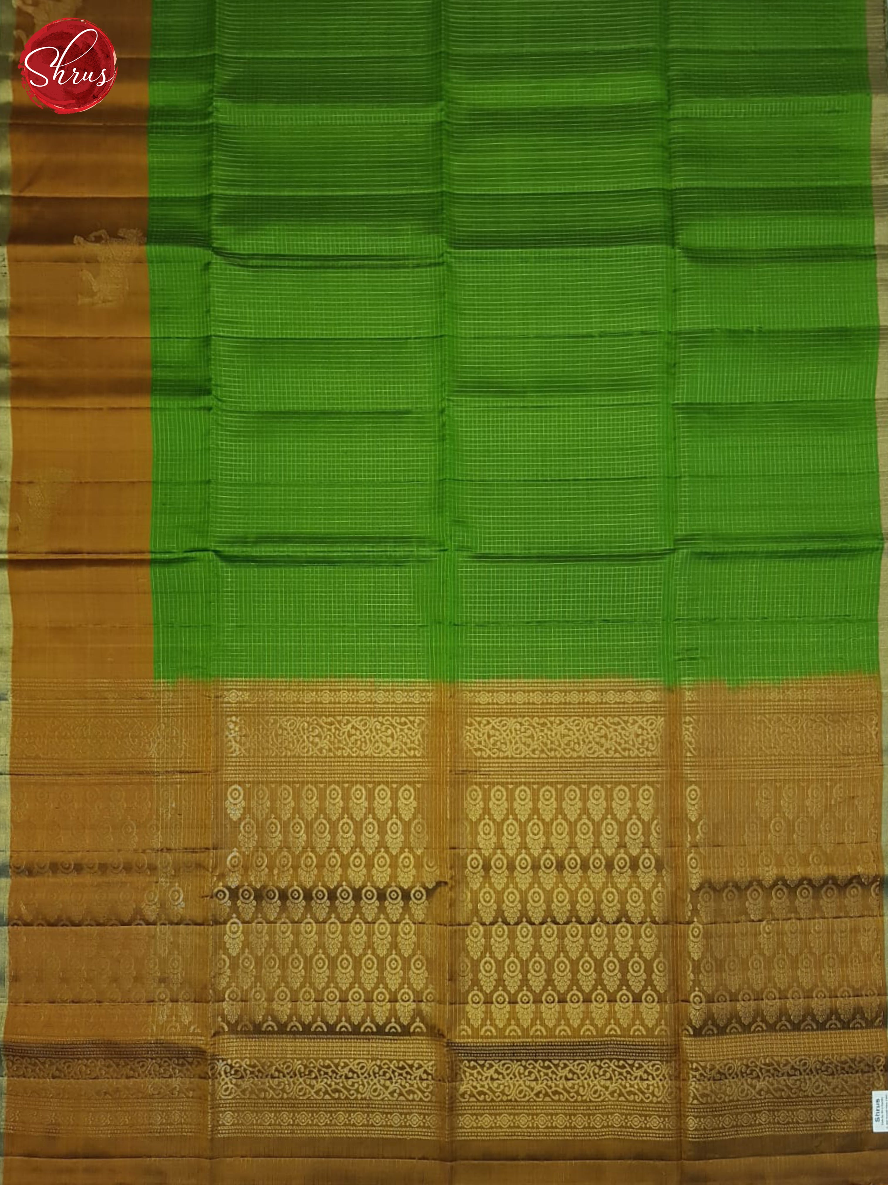 Green And Honey- Soft Silk Saree - Shop on ShrusEternity.com