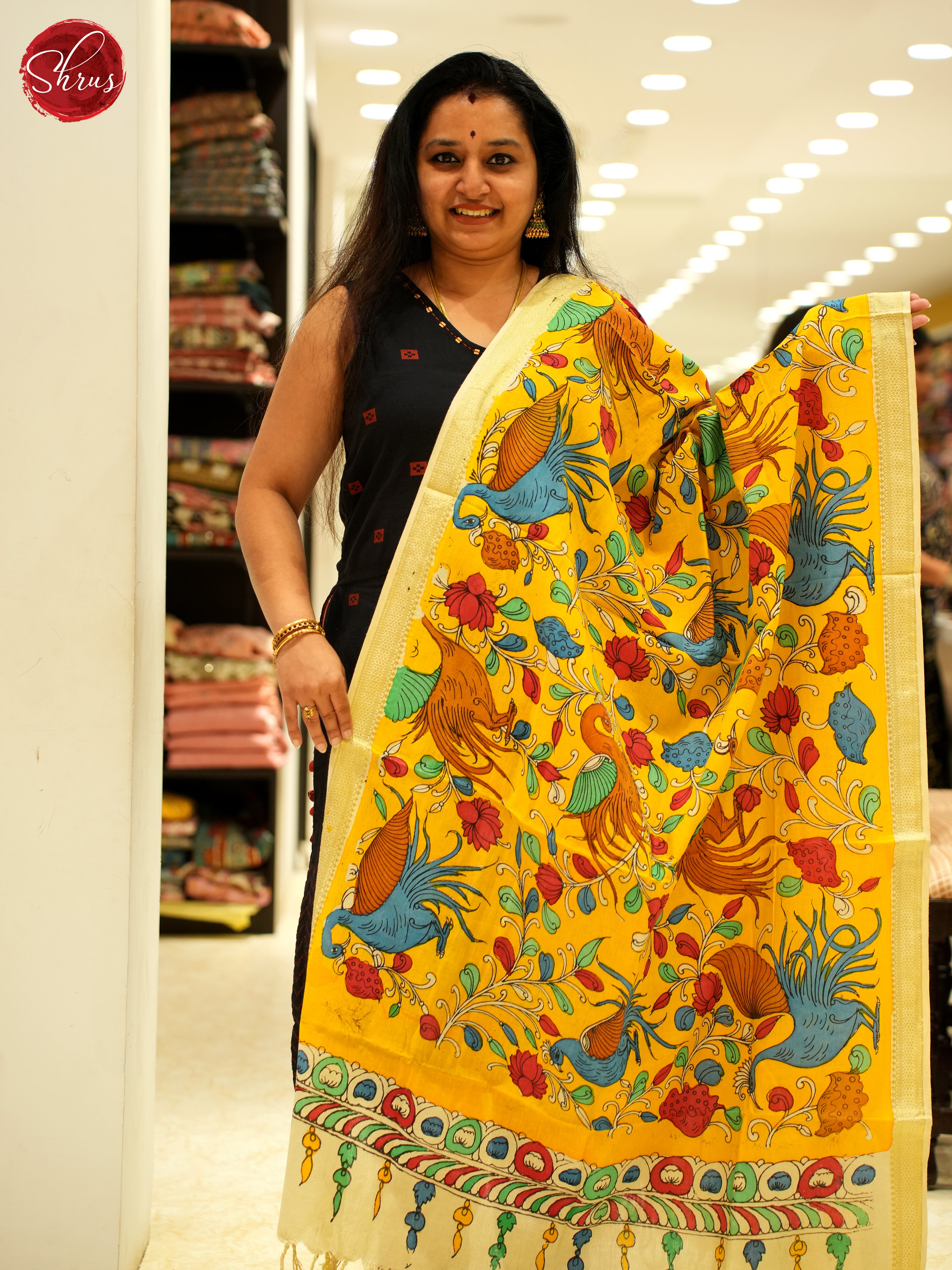 Yellow - Dupatta - Shop on ShrusEternity.com