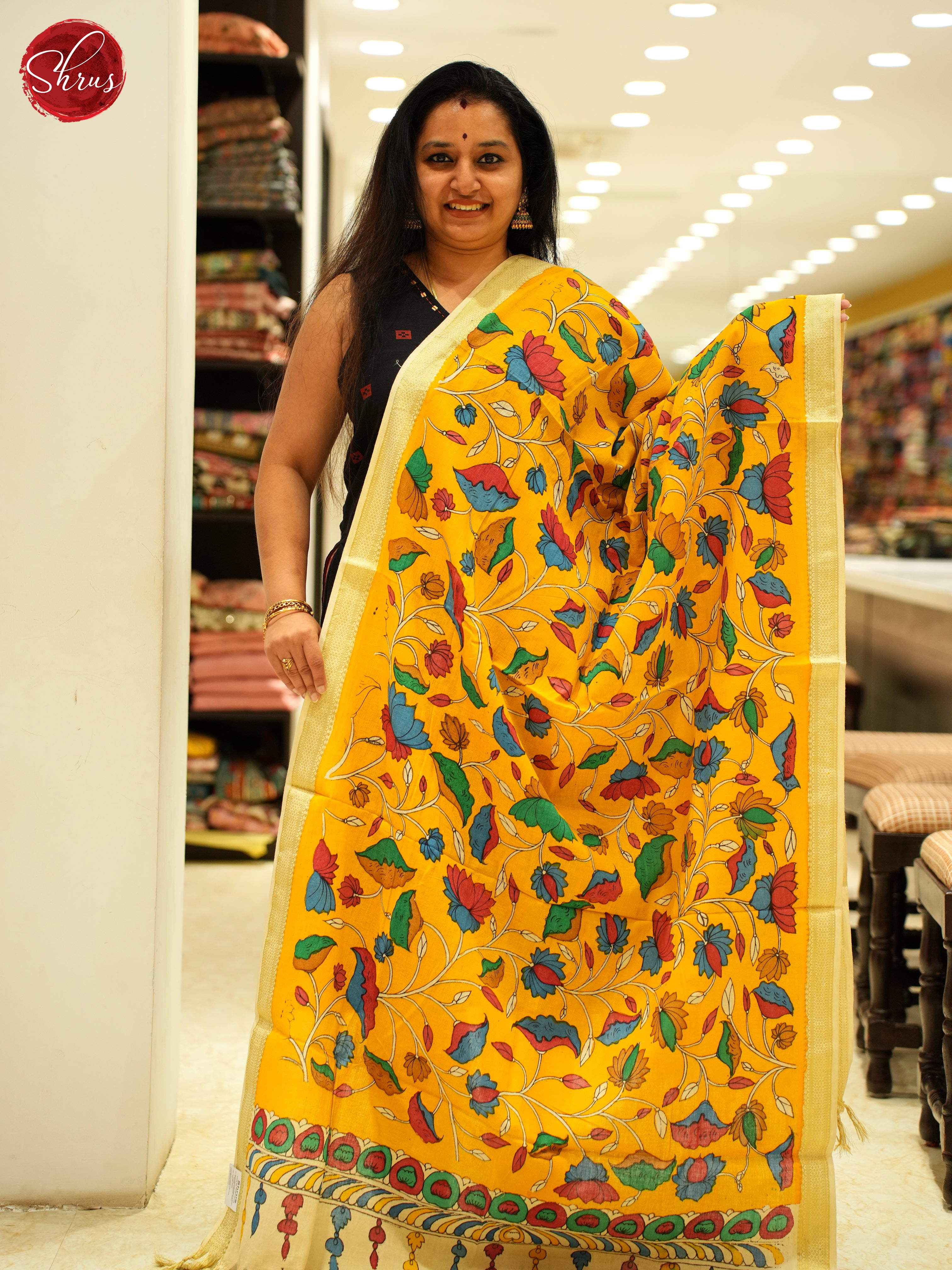 Yellow - Dupatta - Shop on ShrusEternity.com