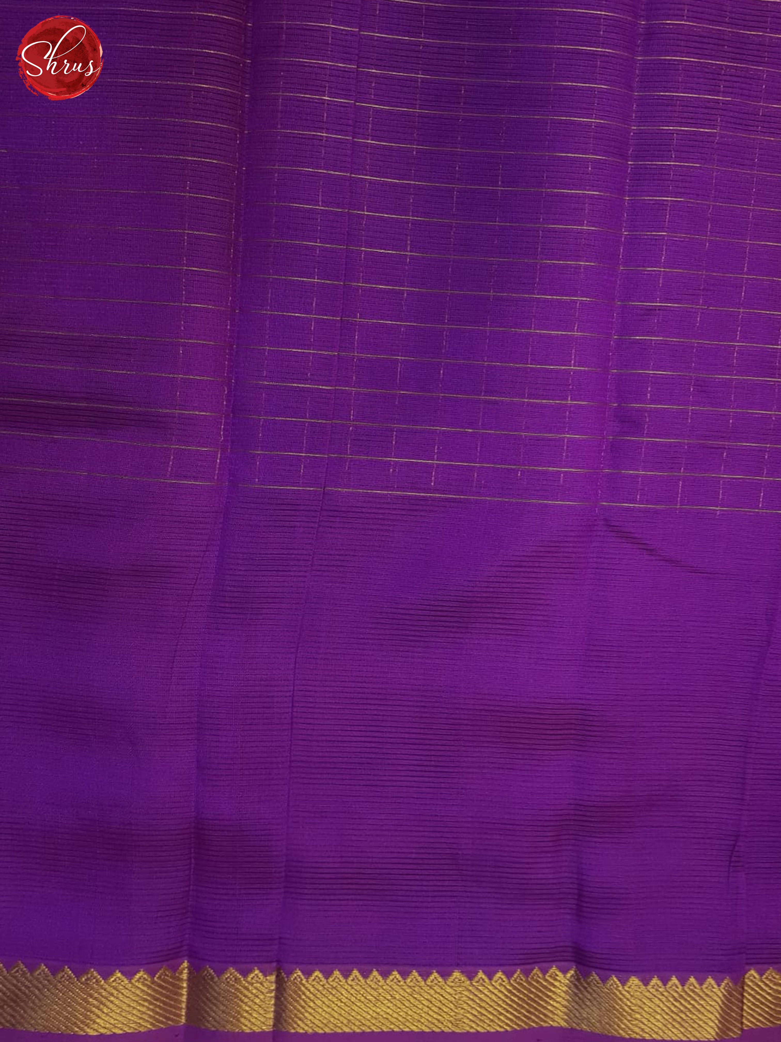 Purple(Single Tone) - Mangalagiri silkcotton Saree - Shop on ShrusEternity.com