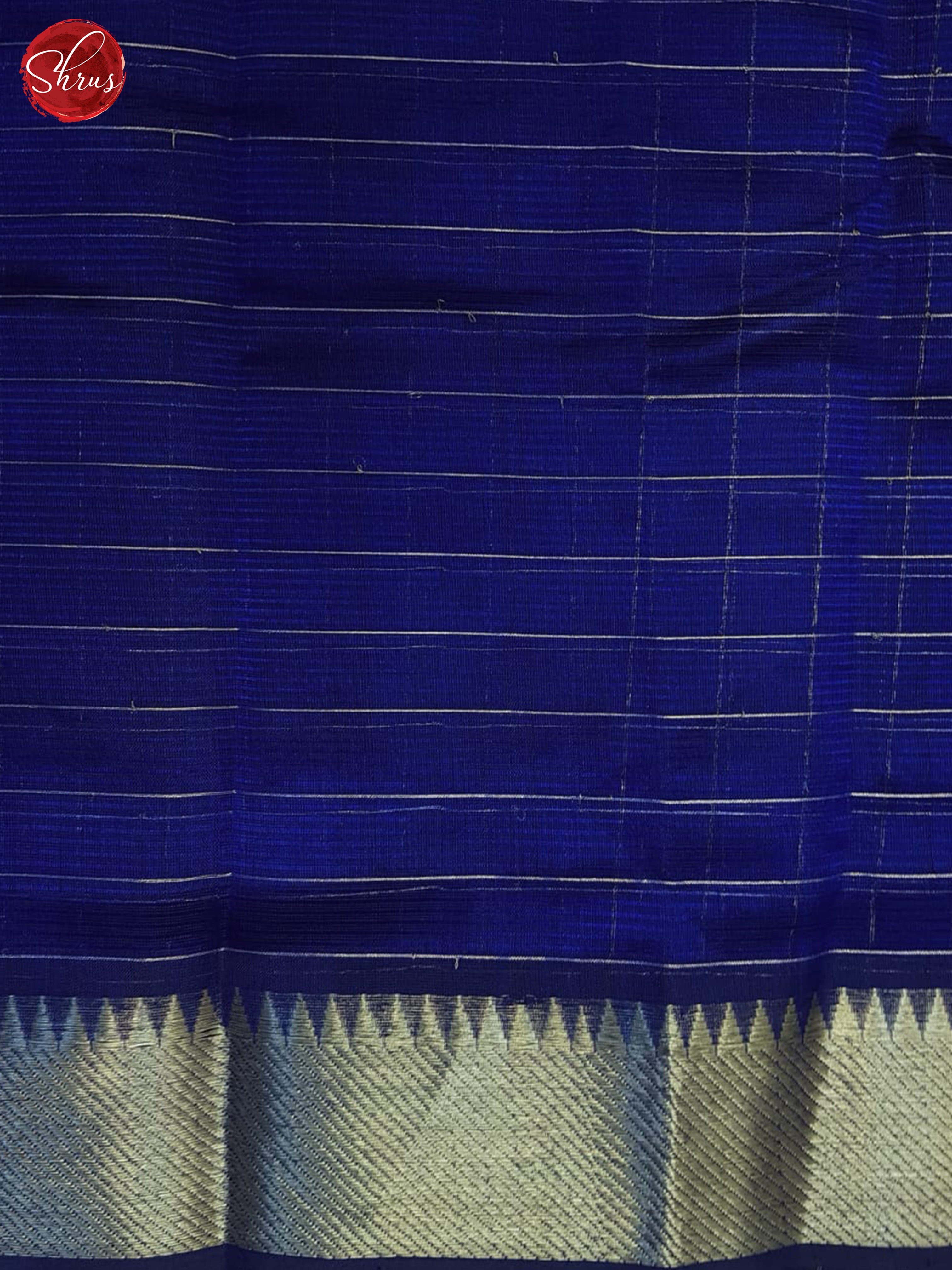 Blue(Single Tone) - Mangalagiri silkcotton Saree - Shop on ShrusEternity.com