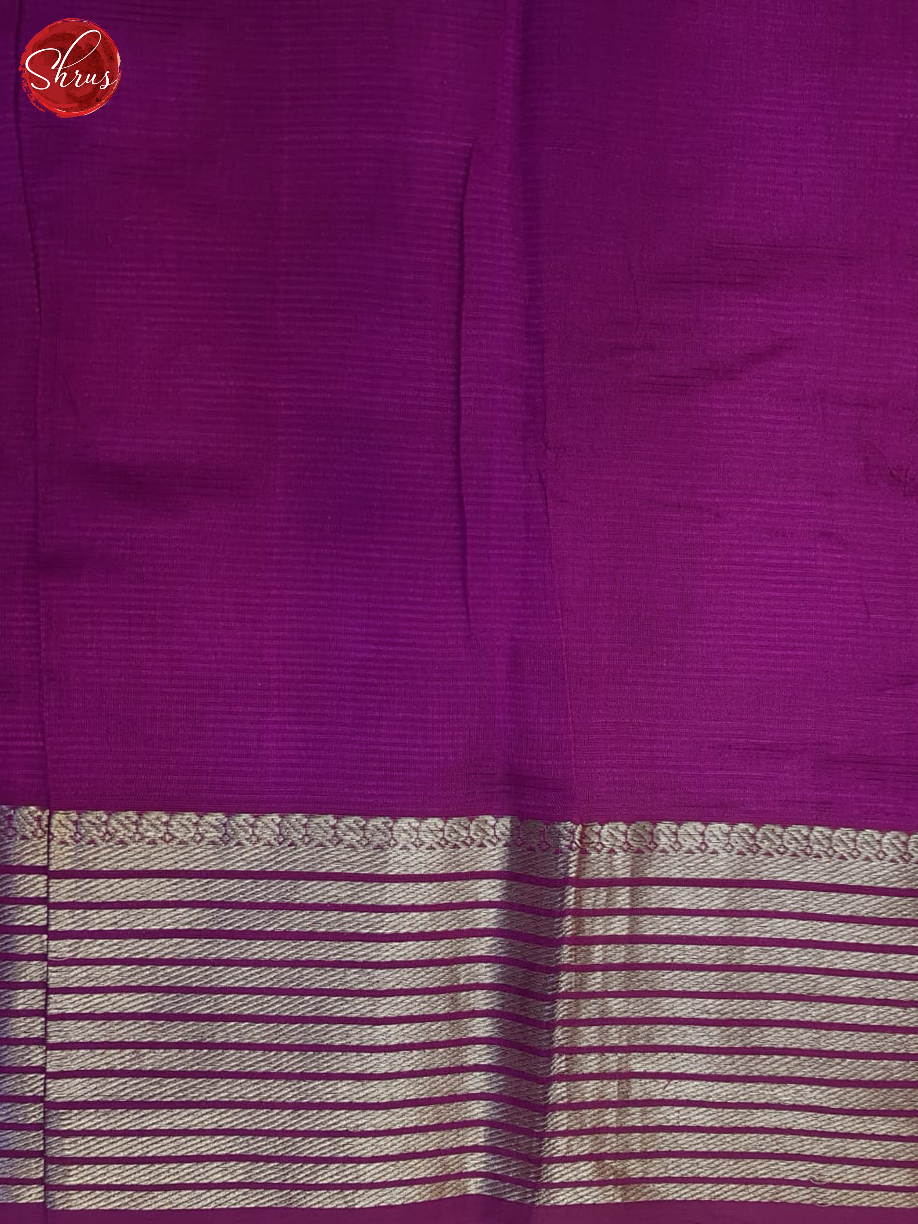 Purple(Single Tone)- Mangalagiri silkcotton Saree - Shop on ShrusEternity.com