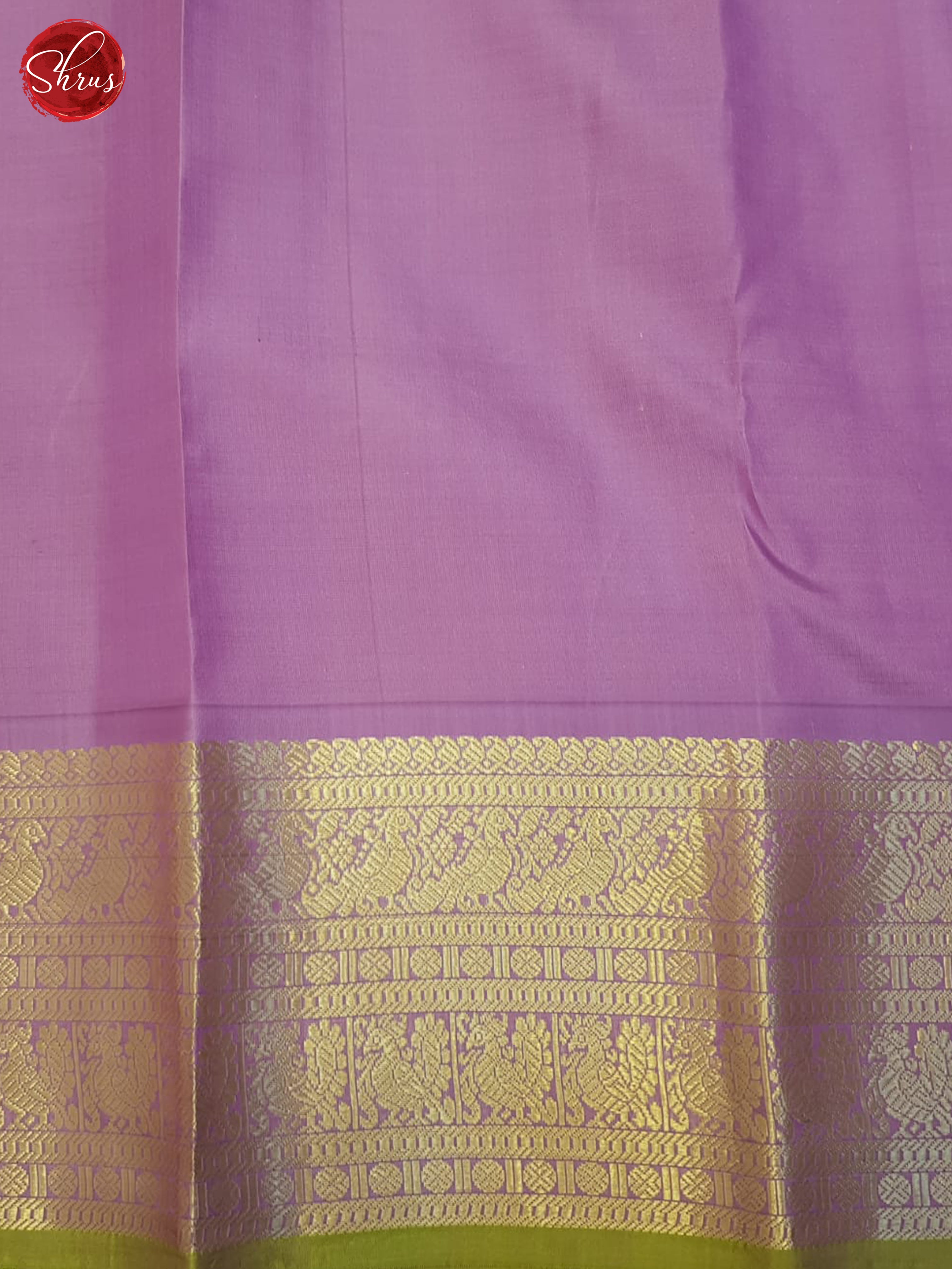 Green And Lavender- Kanchipuram Silk Saree - Shop on ShrusEternity.com