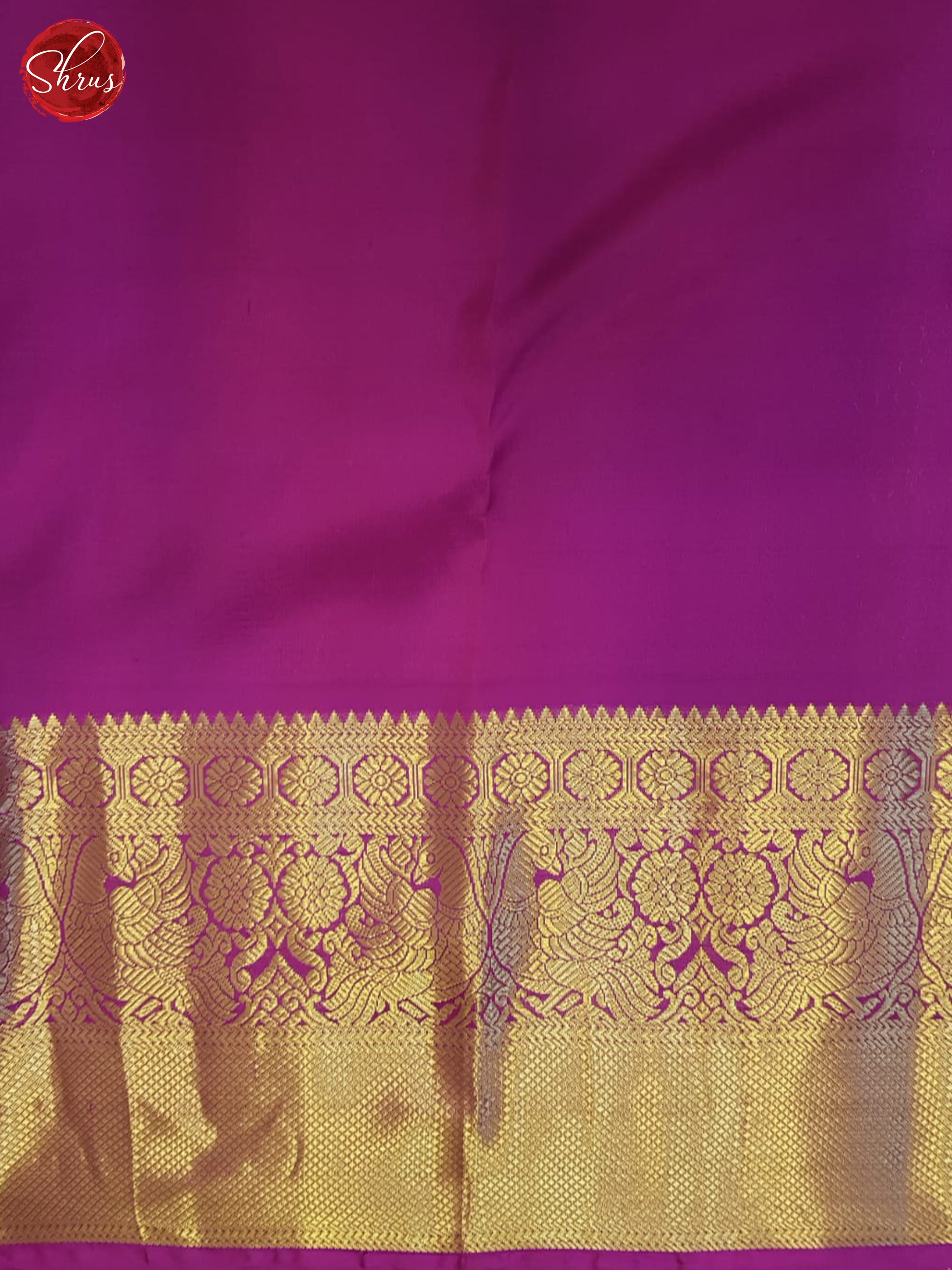 Lime Green And Purple- Kanchipuram Silk Saree - Shop on ShrusEternity.com