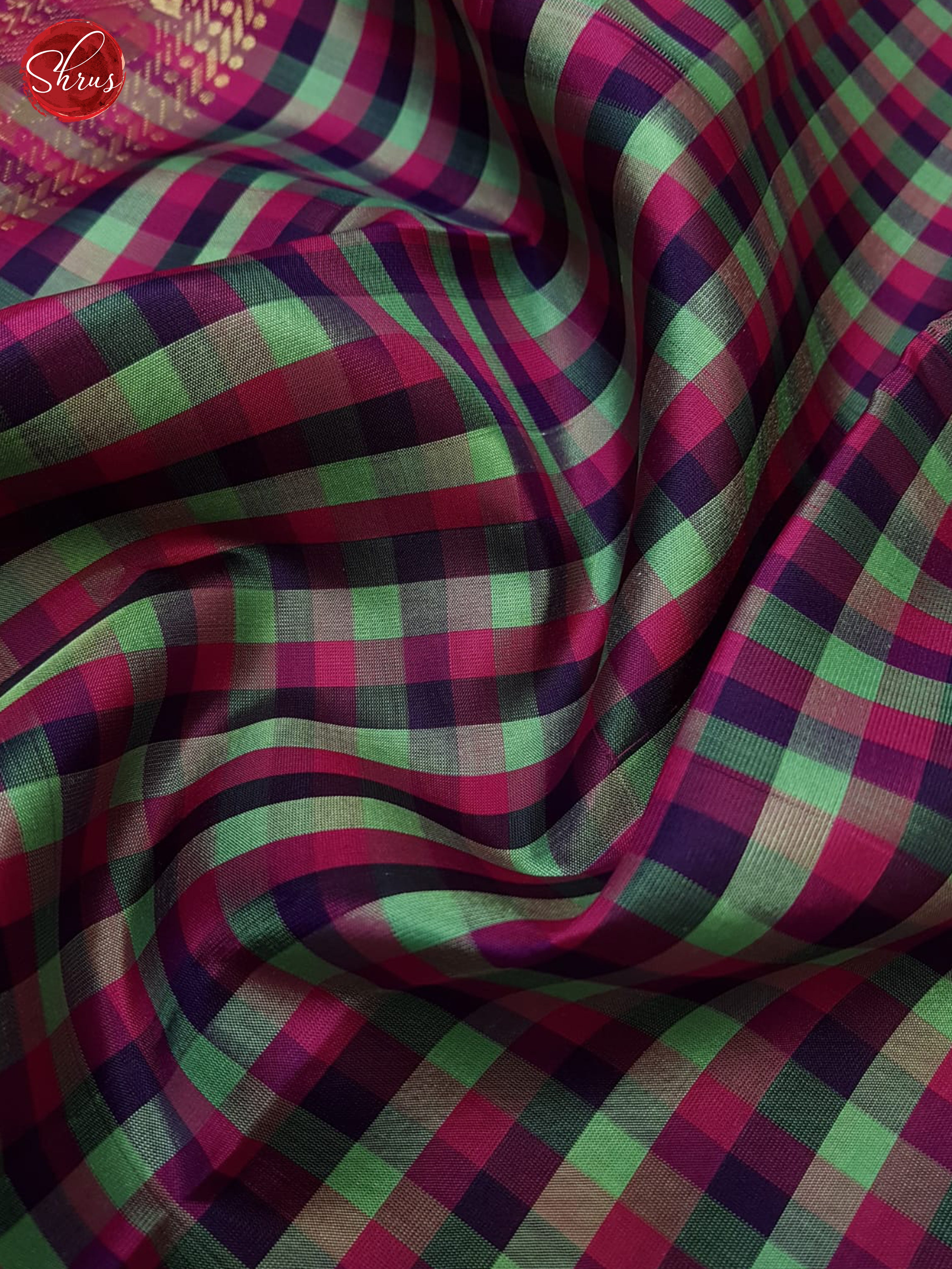 Green & Pink- Soft Silk Saree - Shop on ShrusEternity.com