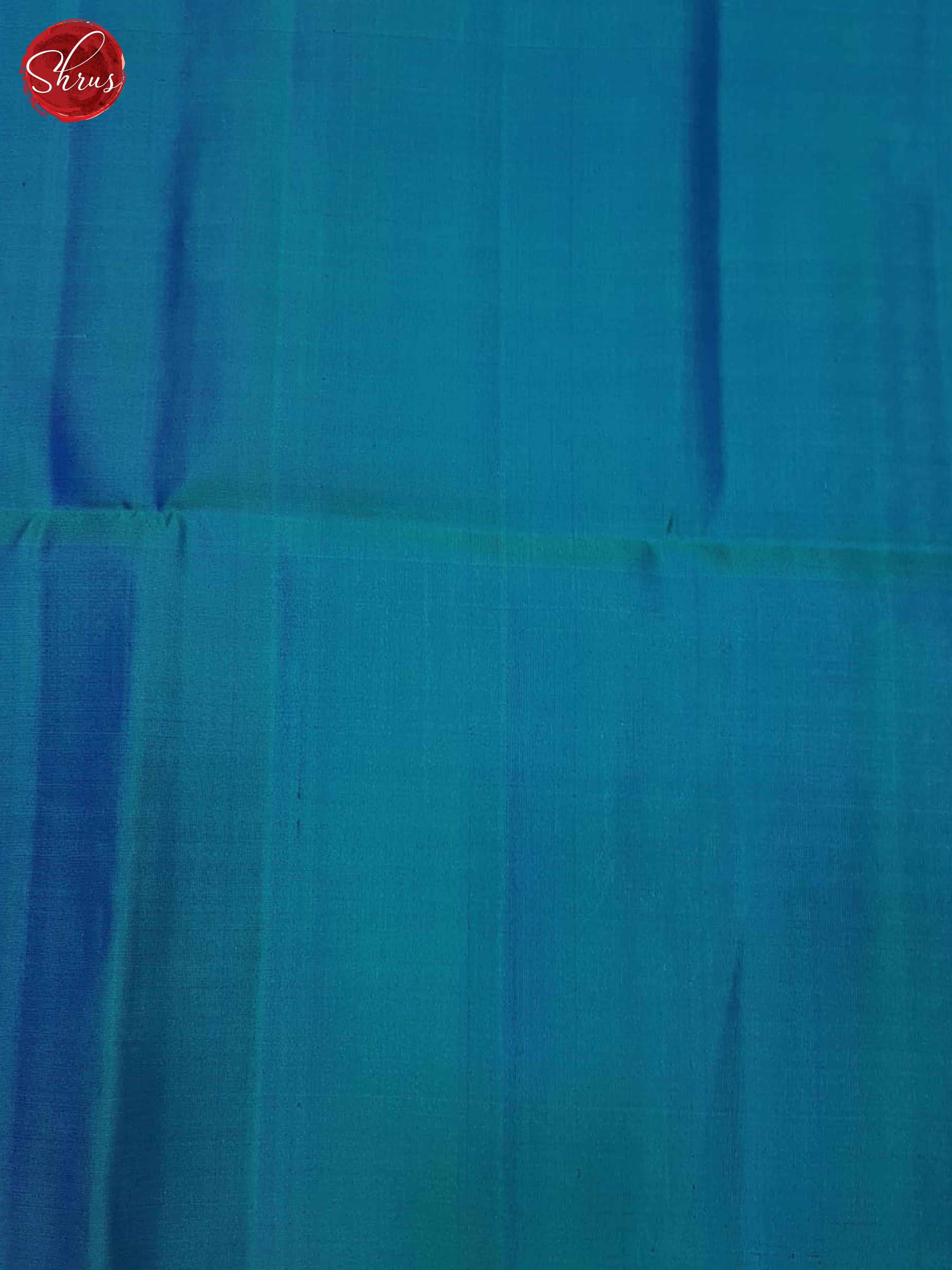 Teal & Blue  - Soft Silk Saree - Shop on ShrusEternity.com