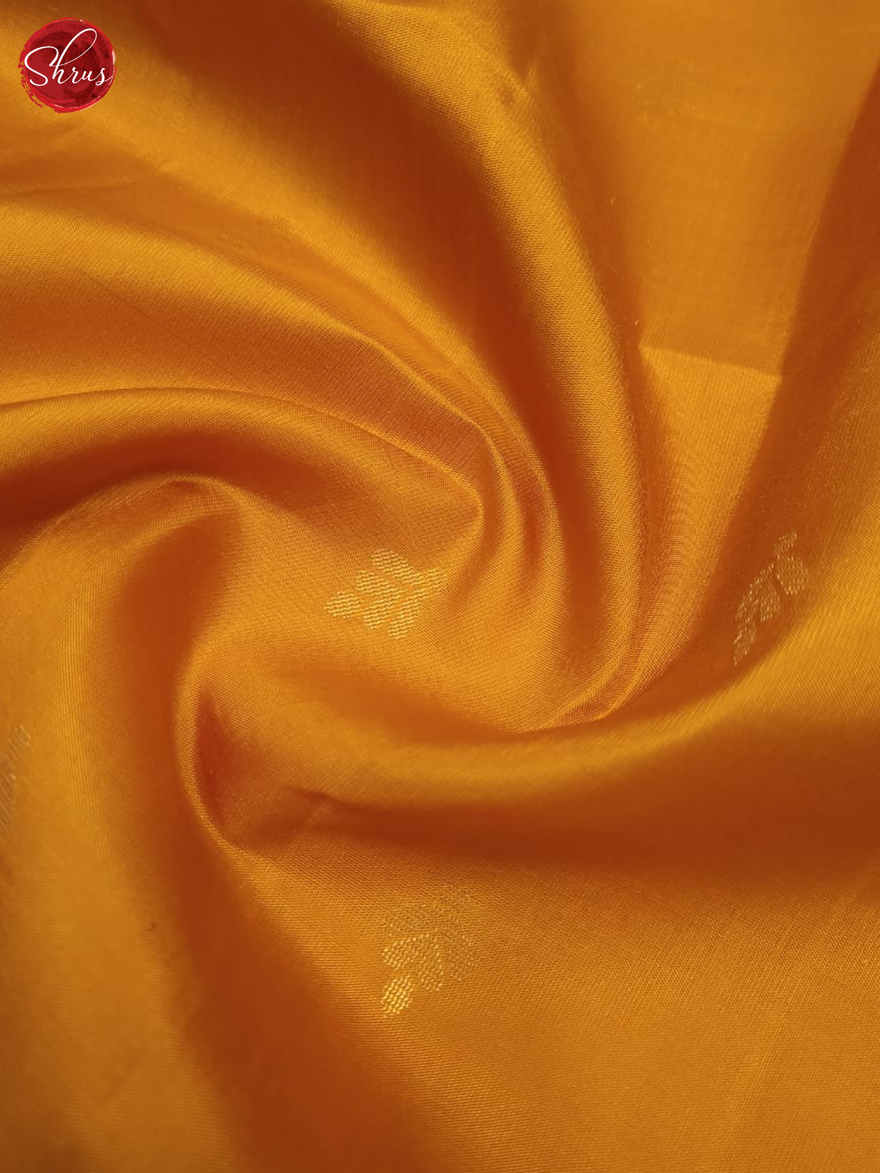 Golden Mustard And Red- Soft Silk Saree - Shop on ShrusEternity.com