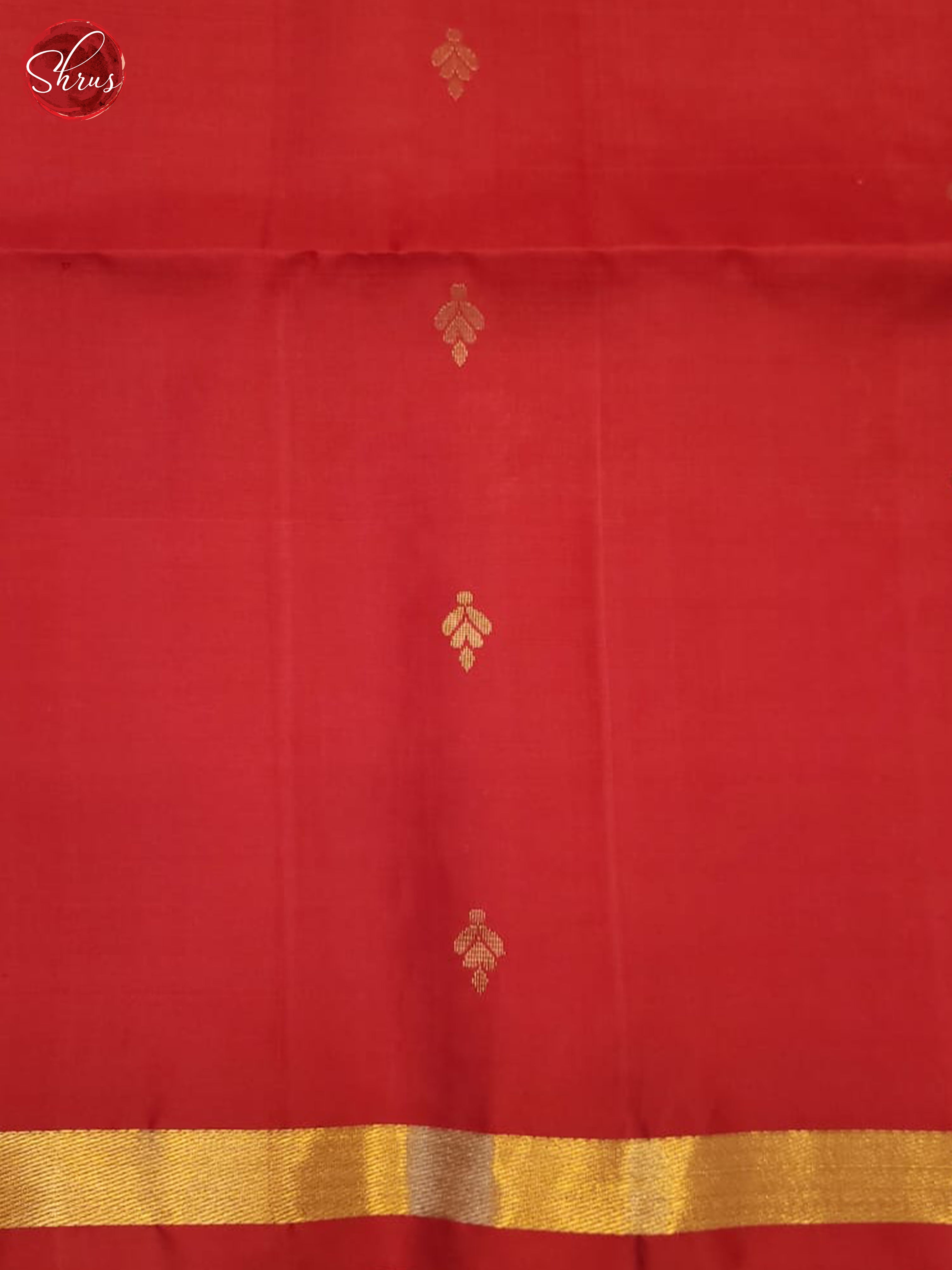 Green And Red- Soft Silk Saree - Shop on ShrusEternity.com