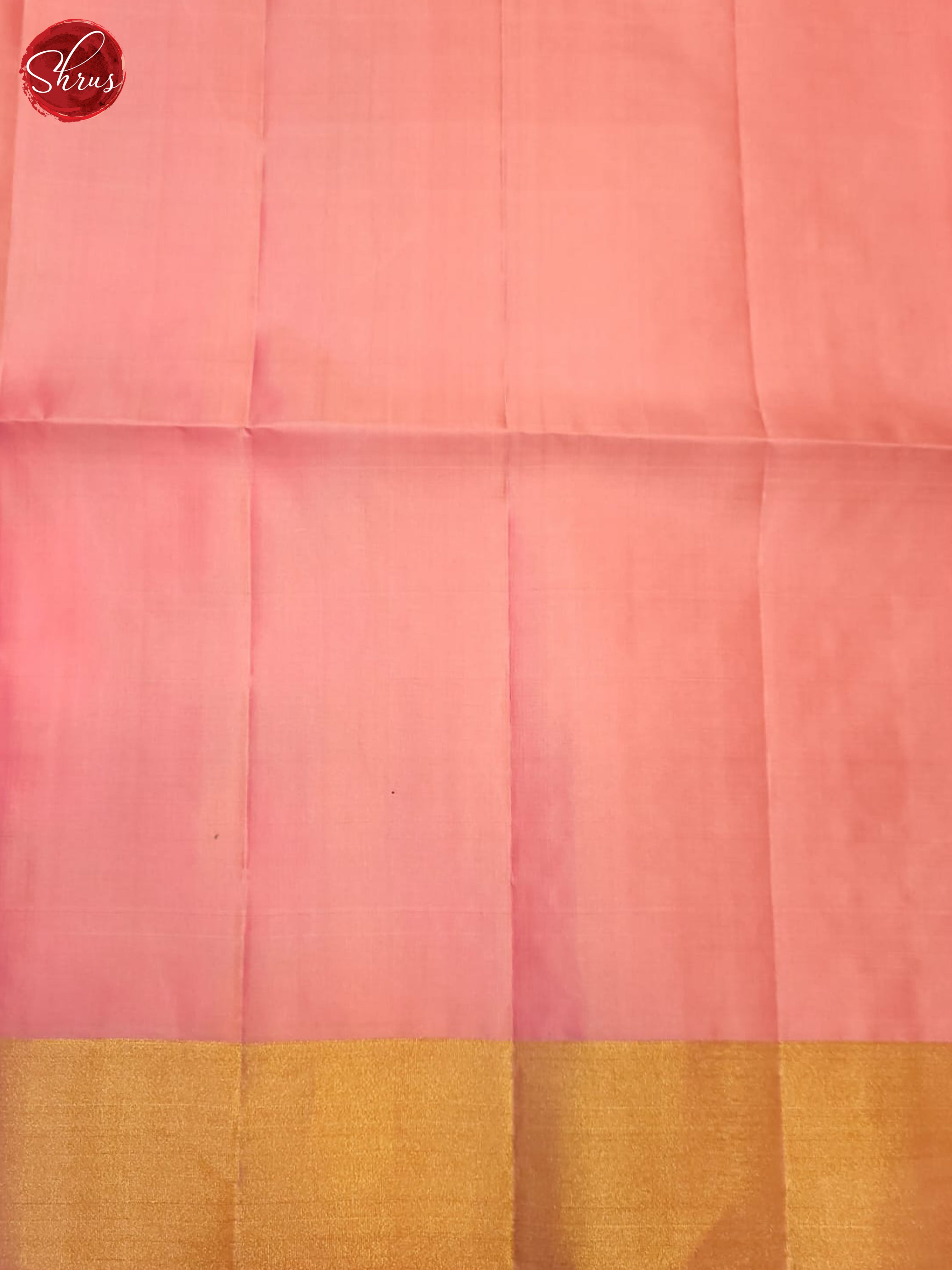Cream And Pink- Soft Silk Saree - Shop on ShrusEternity.com