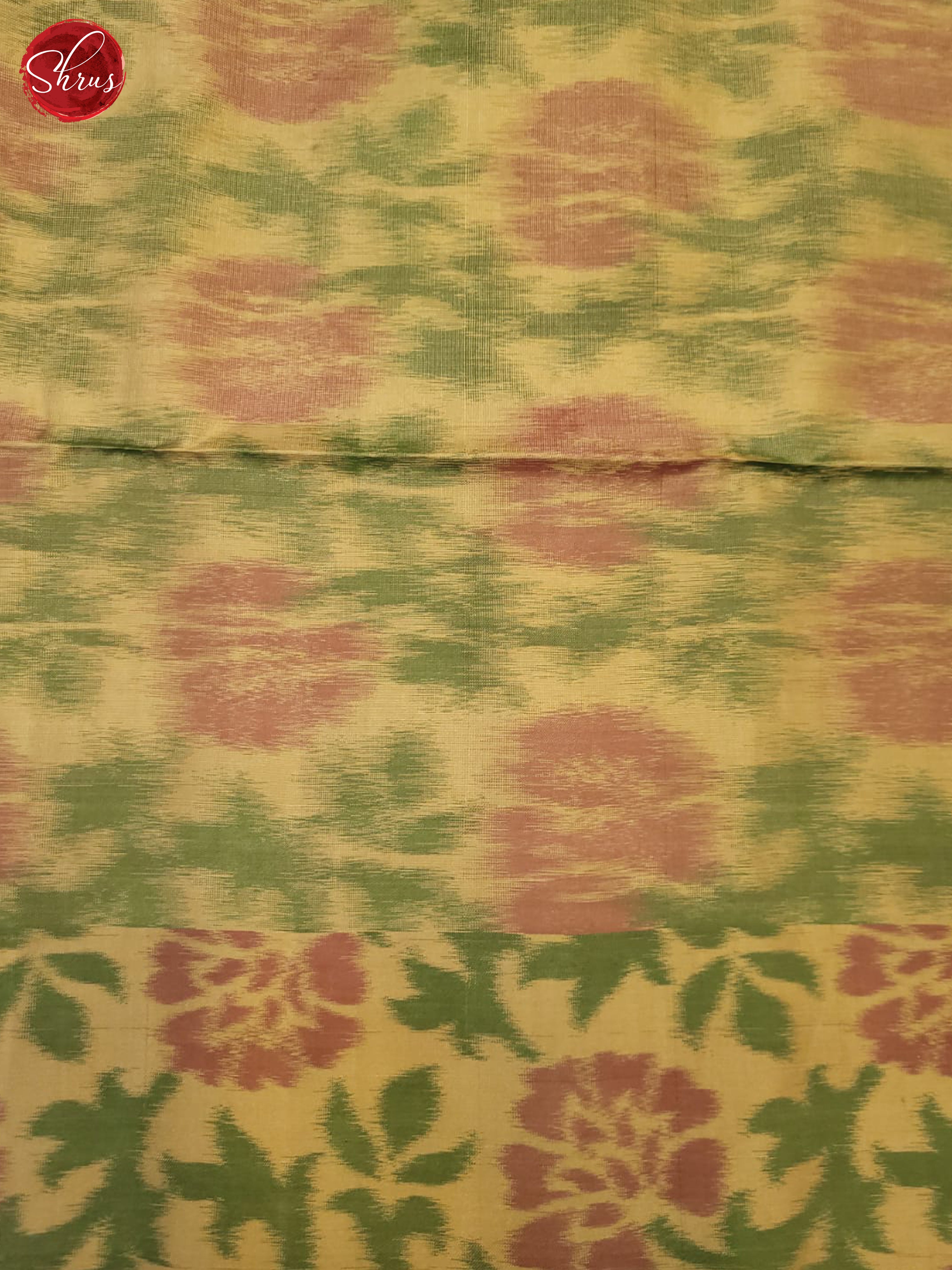 Green And Beige- Soft Silk Saree - Shop on ShrusEternity.com