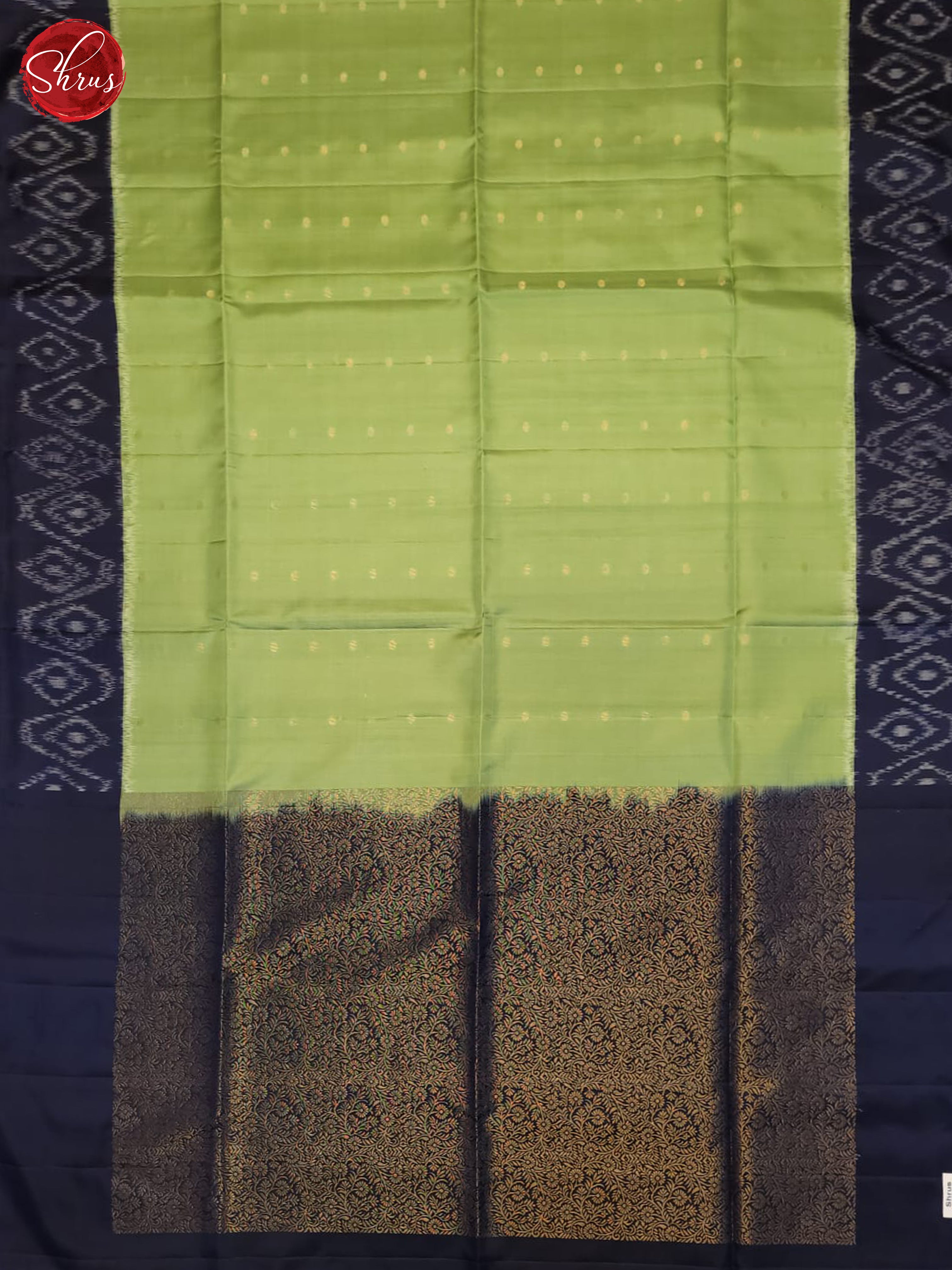 Green And Blue- Soft Silk Saree - Shop on ShrusEternity.com