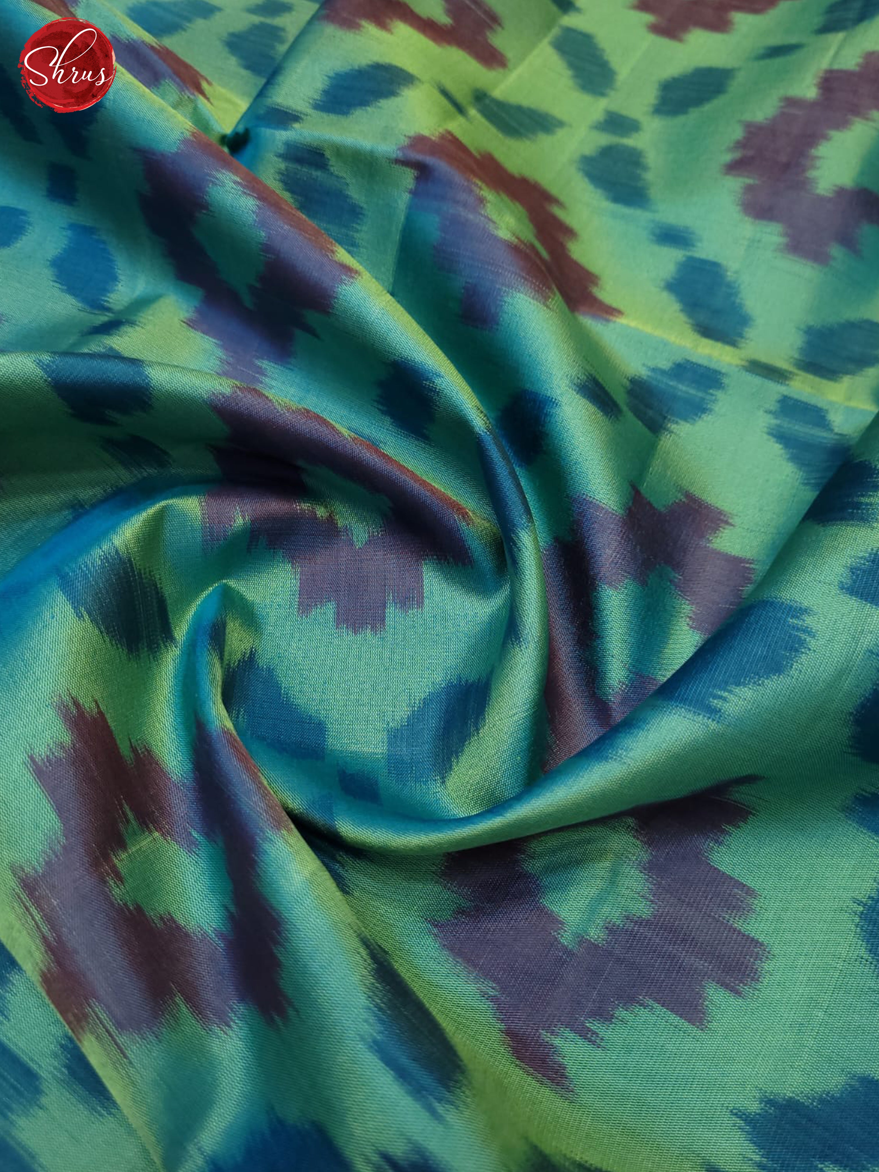 Blue And Grey- Soft Silk Saree - Shop on ShrusEternity.com