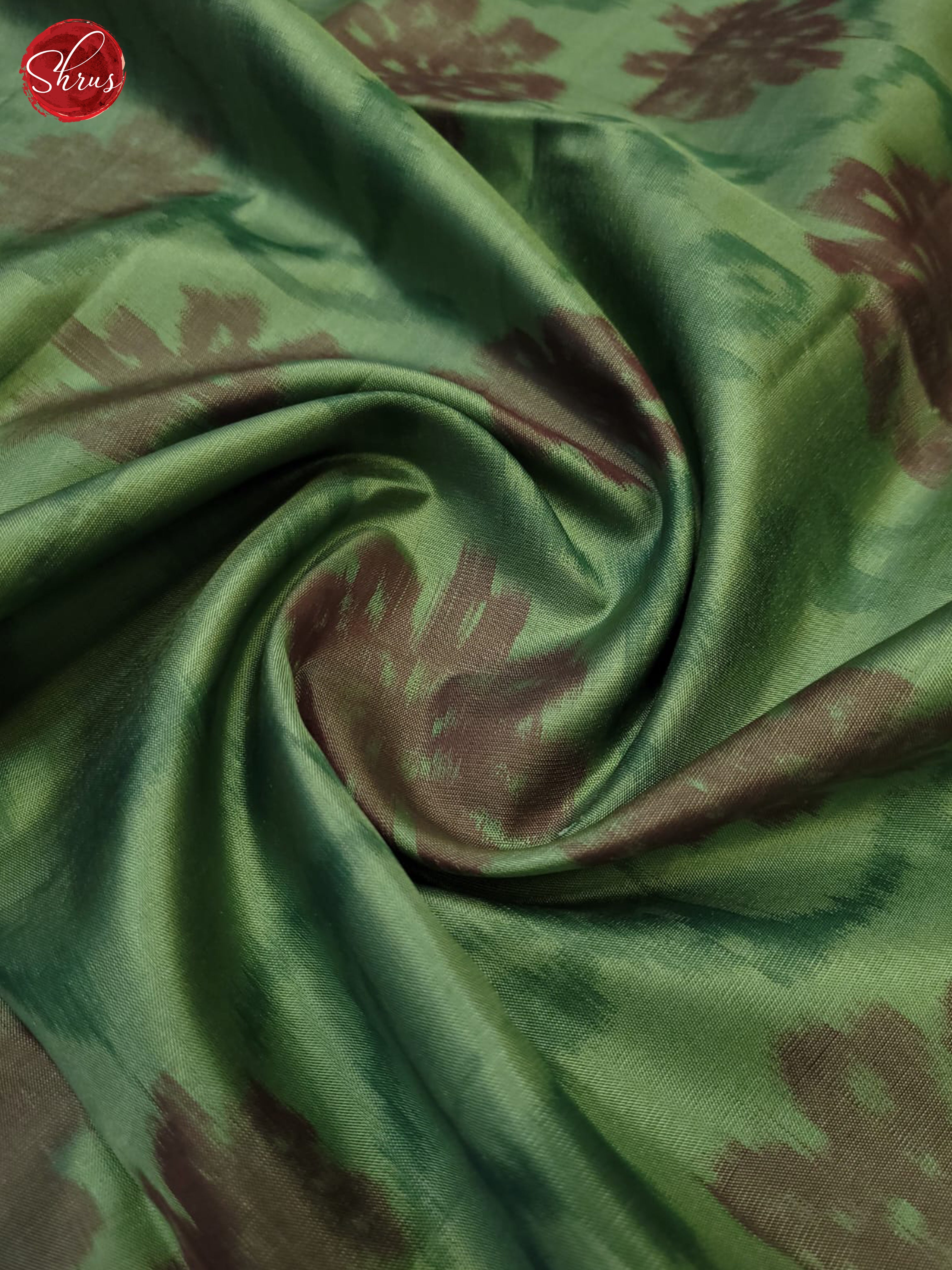 Green And Gold- Soft Silk Saree - Shop on ShrusEternity.com