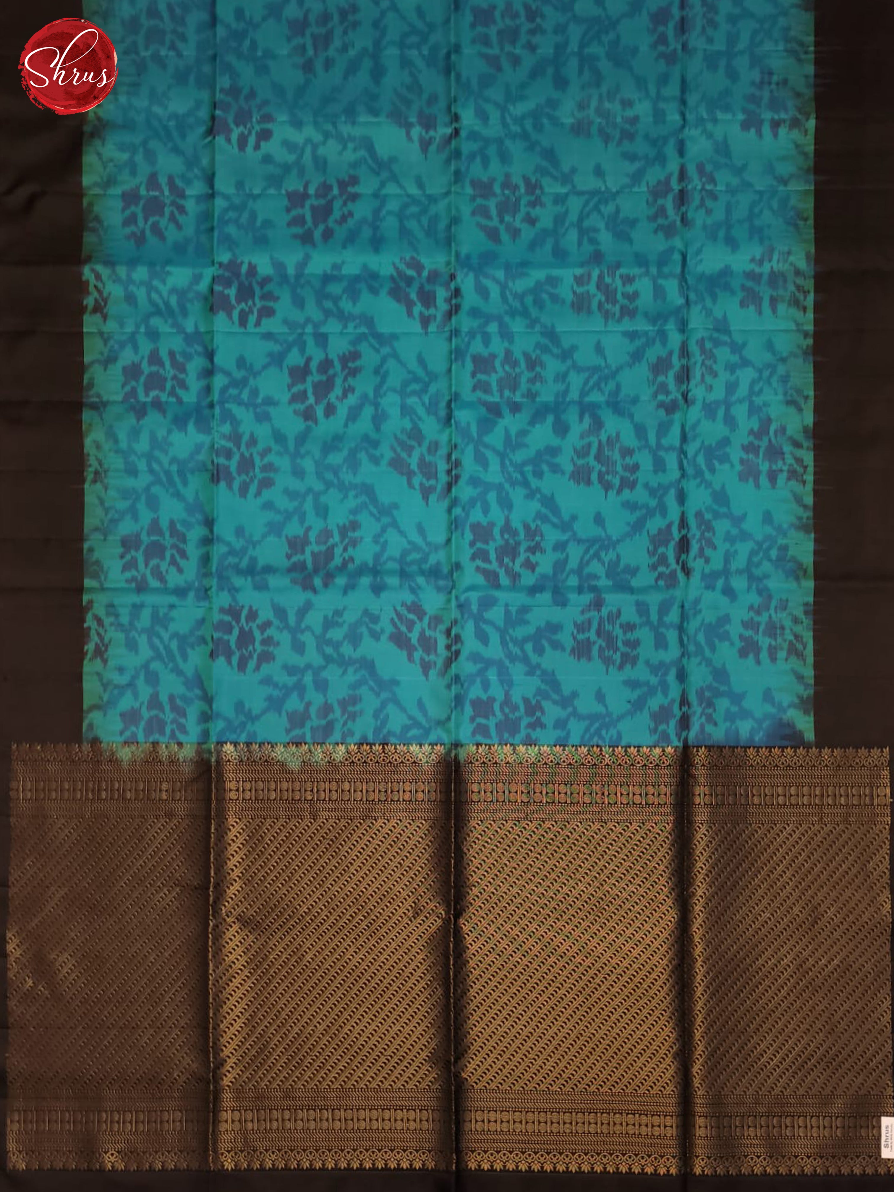 Blue And Black- Soft Silk Saree - Shop on ShrusEternity.com