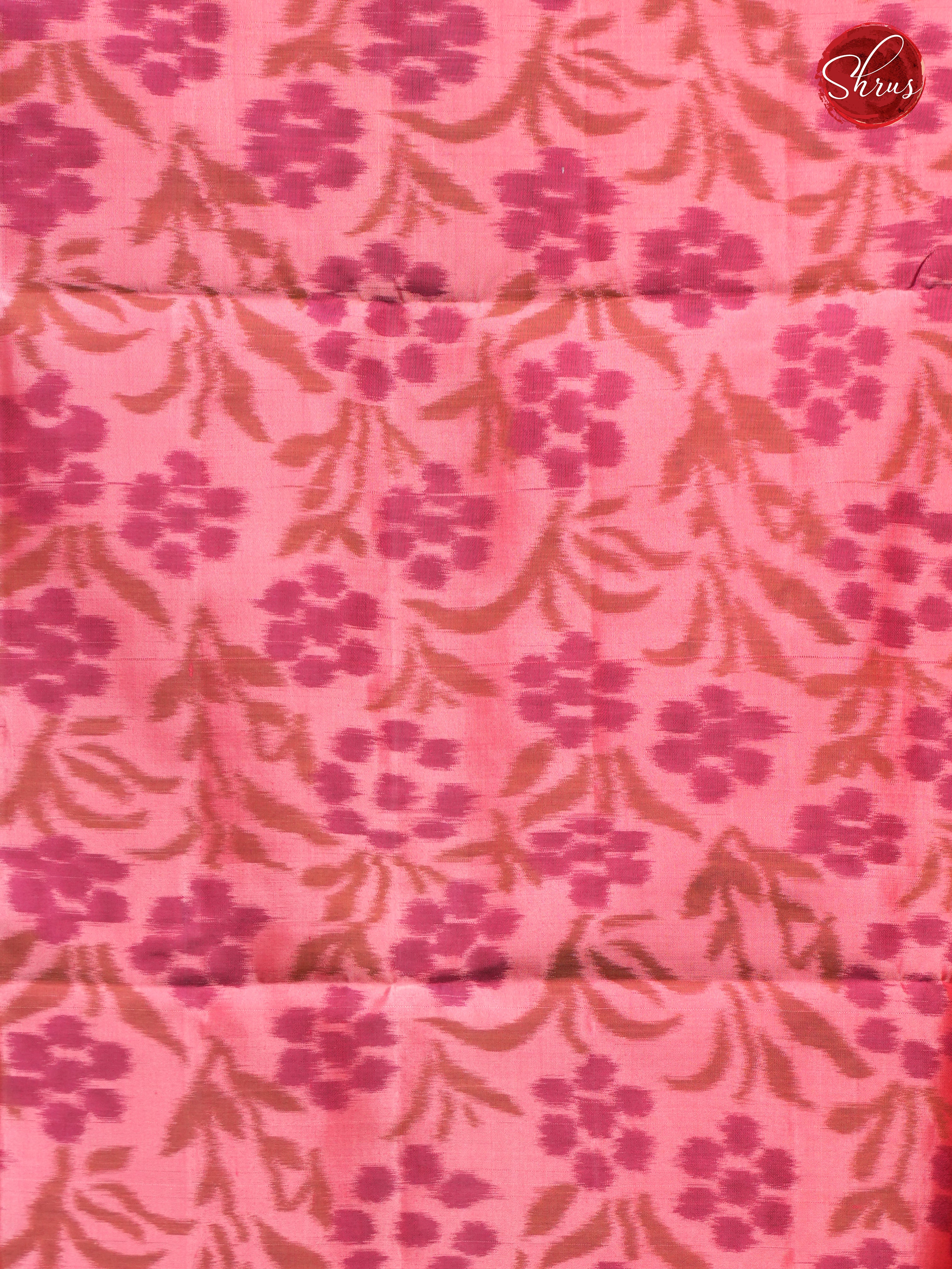 Green  & Pink - Soft Silk Saree - Shop on ShrusEternity.com