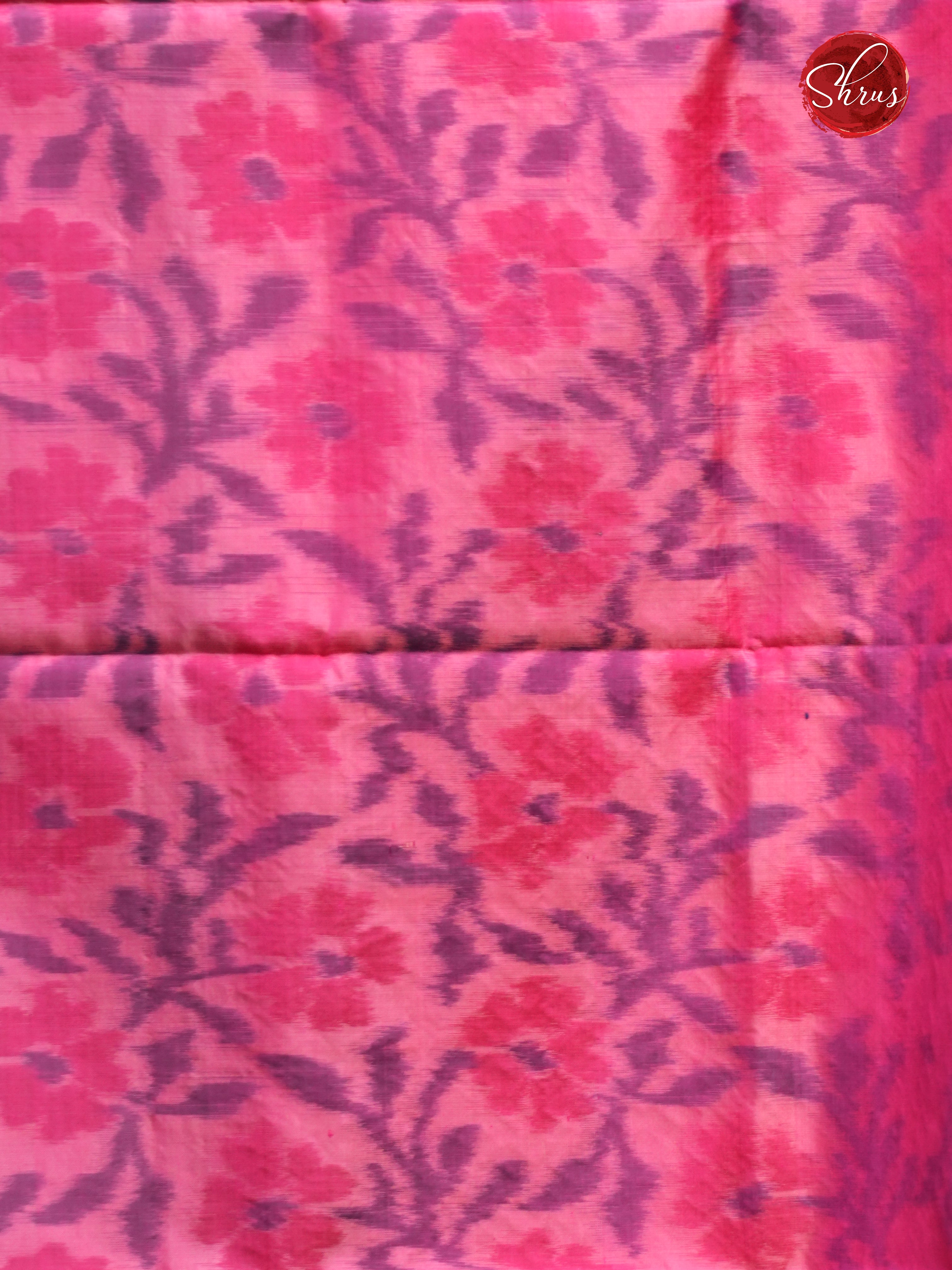 Grey & Pink - Soft Silk Saree