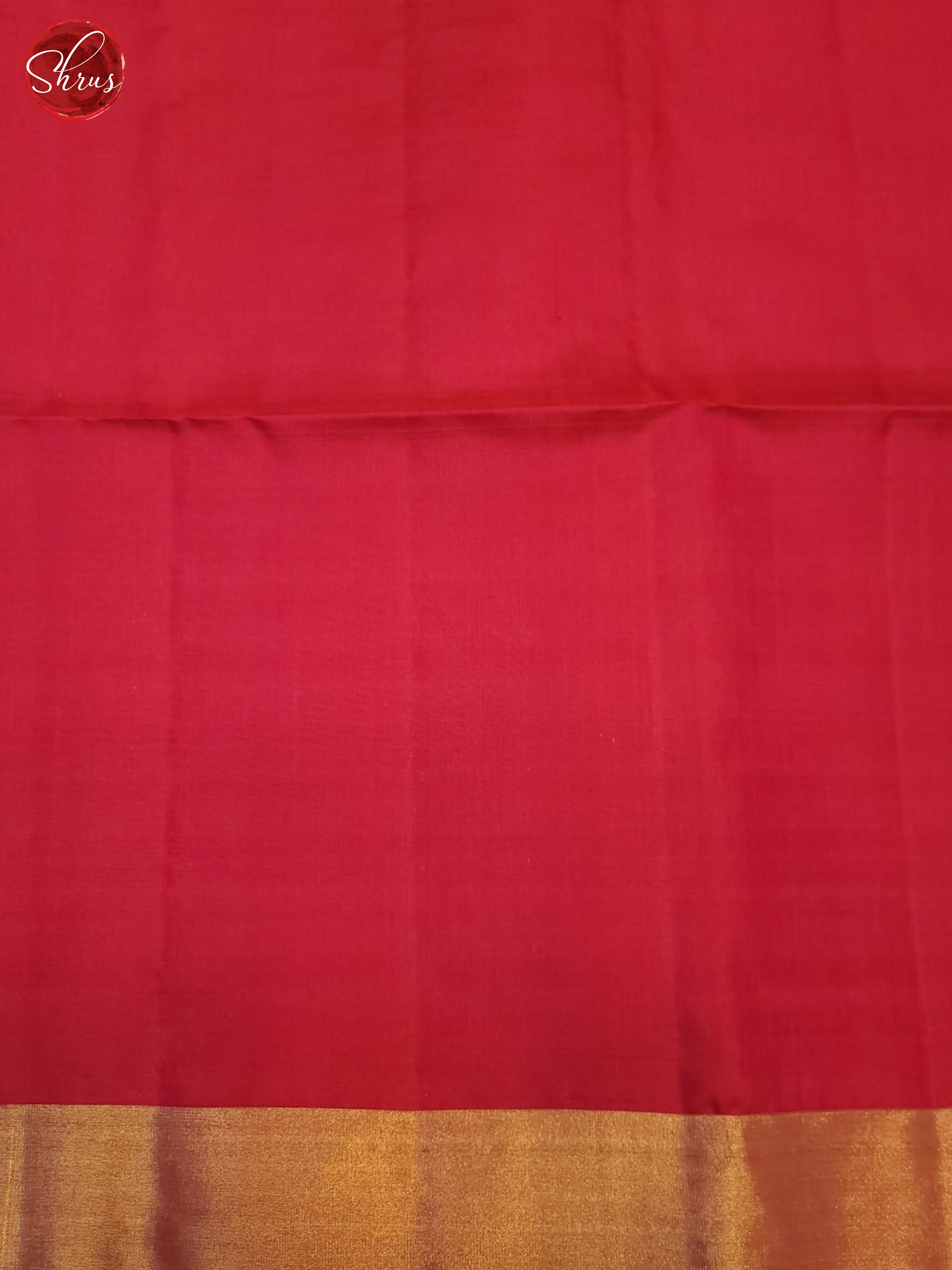 Cream And Red- Soft Silk Saree - Shop on ShrusEternity.com
