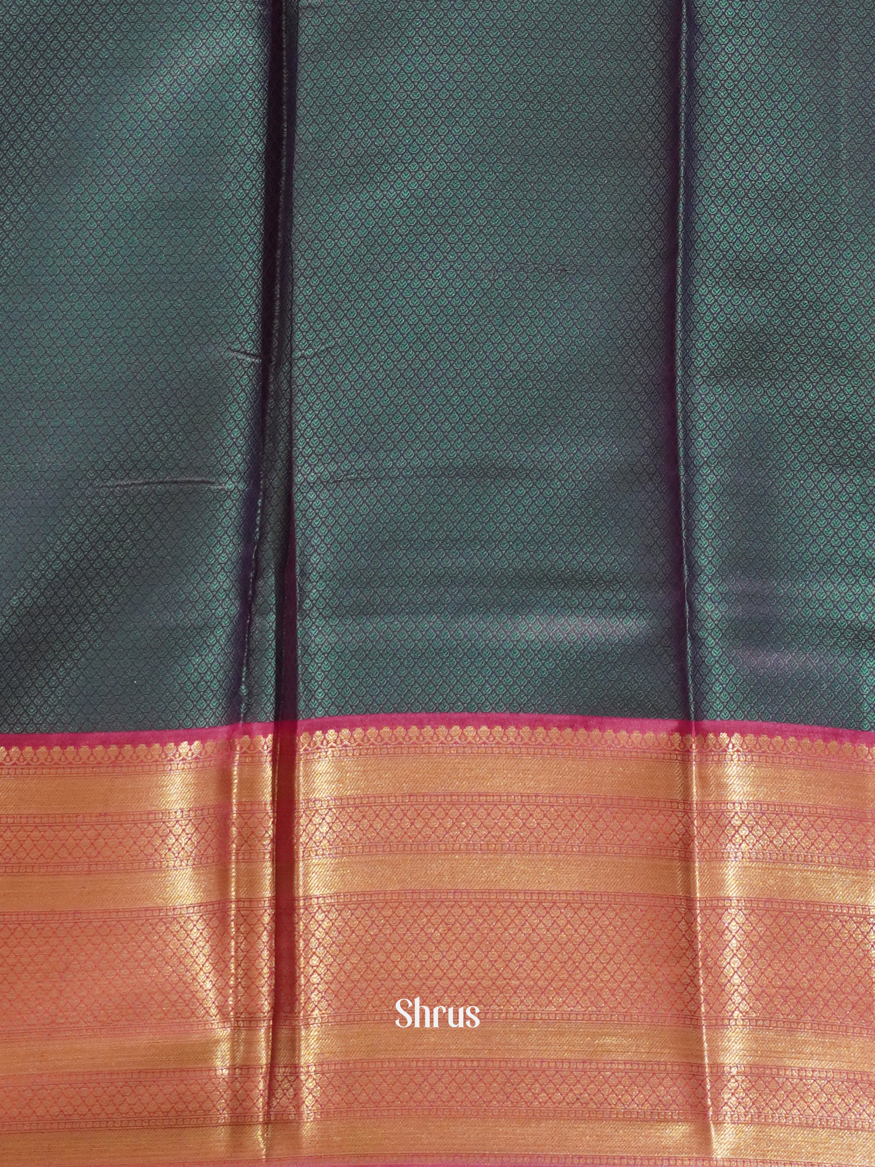 Blue & Pink - Tanchoi Semi Silk Saree - Shop on ShrusEternity.com