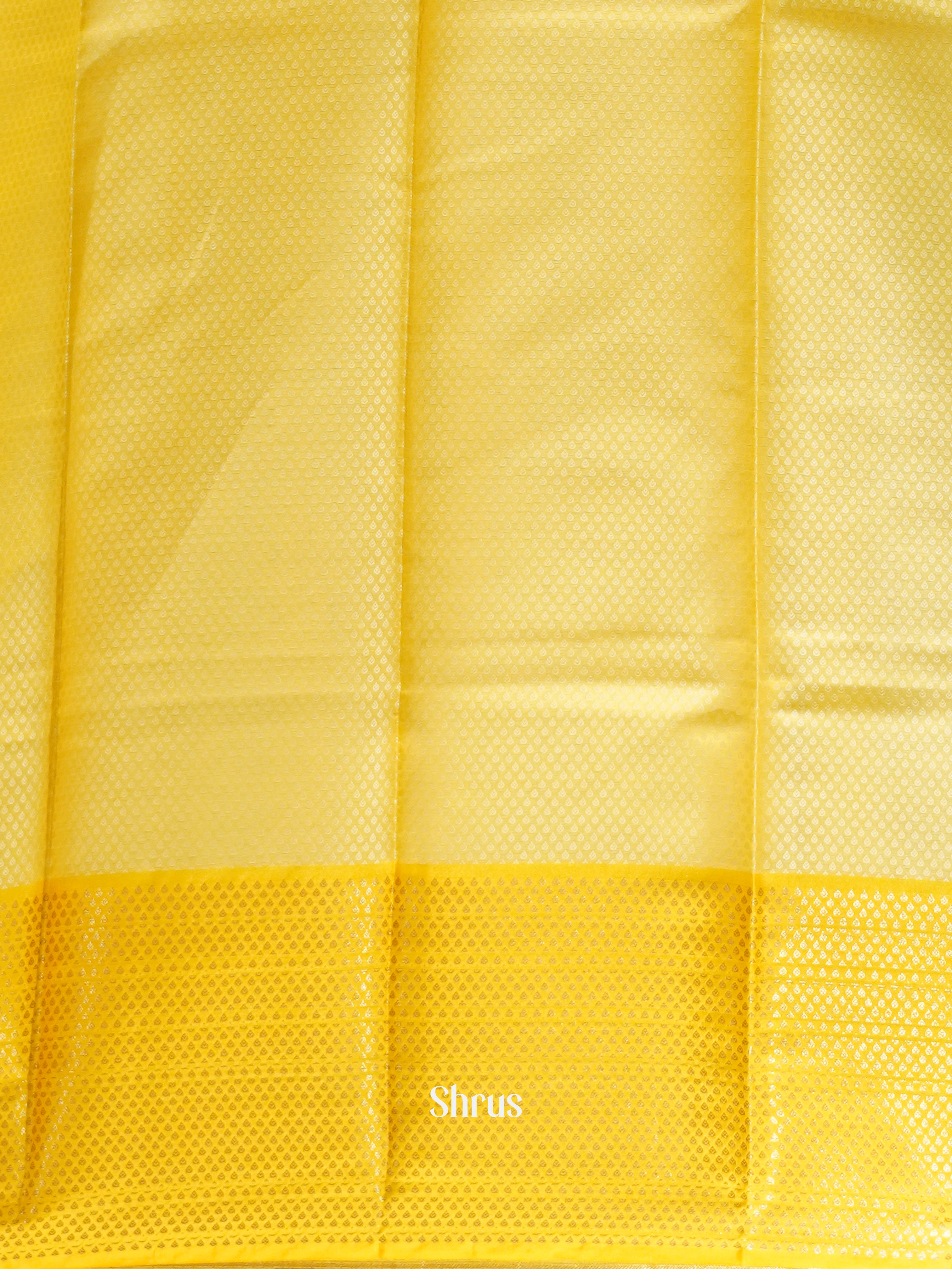 Grey & Yellow- Tanchoi Semi Silk Saree - Shop on ShrusEternity.com