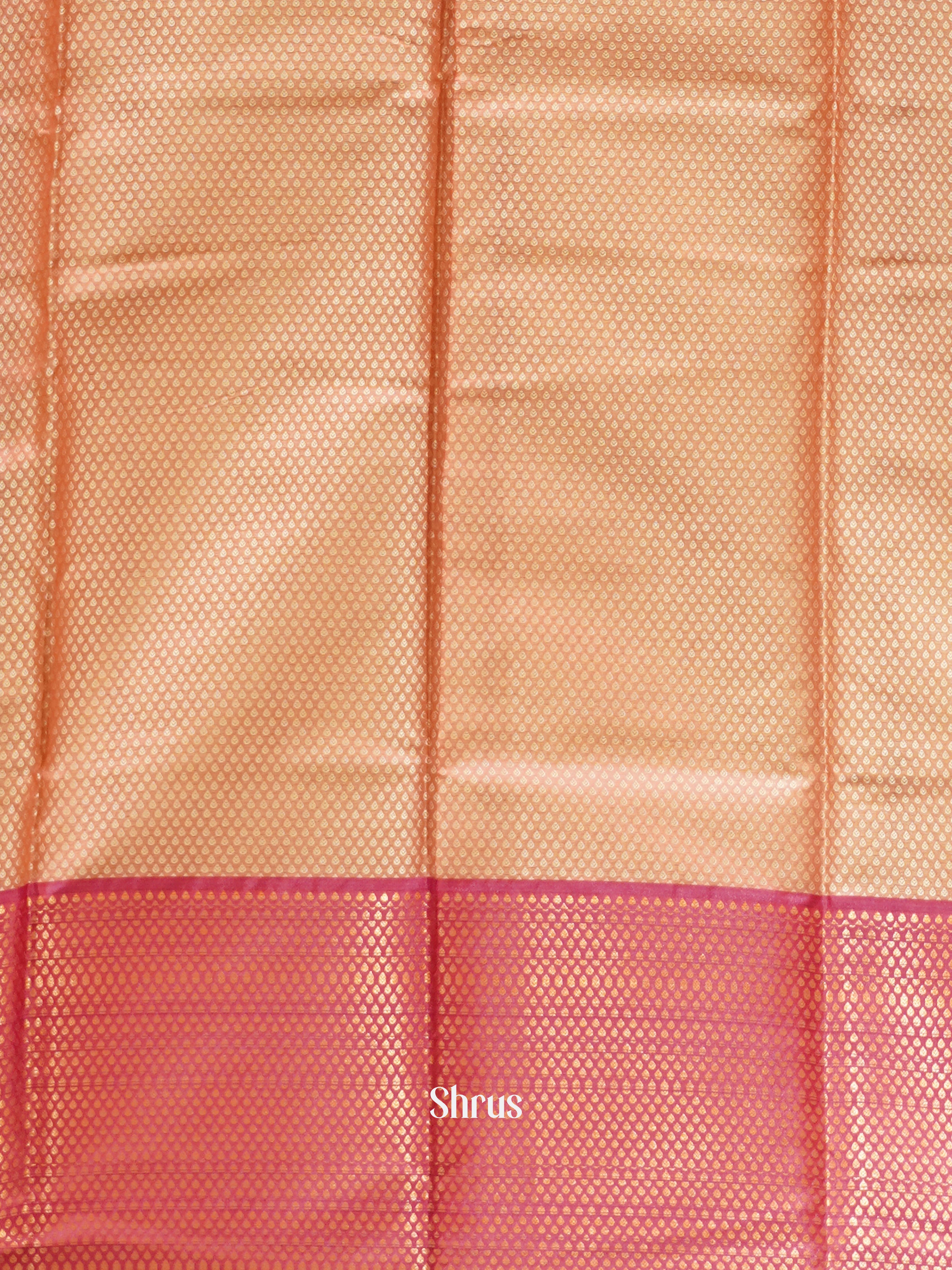 Green & Pink - Tanchoi Semi Silk  Saree - Shop on ShrusEternity.com