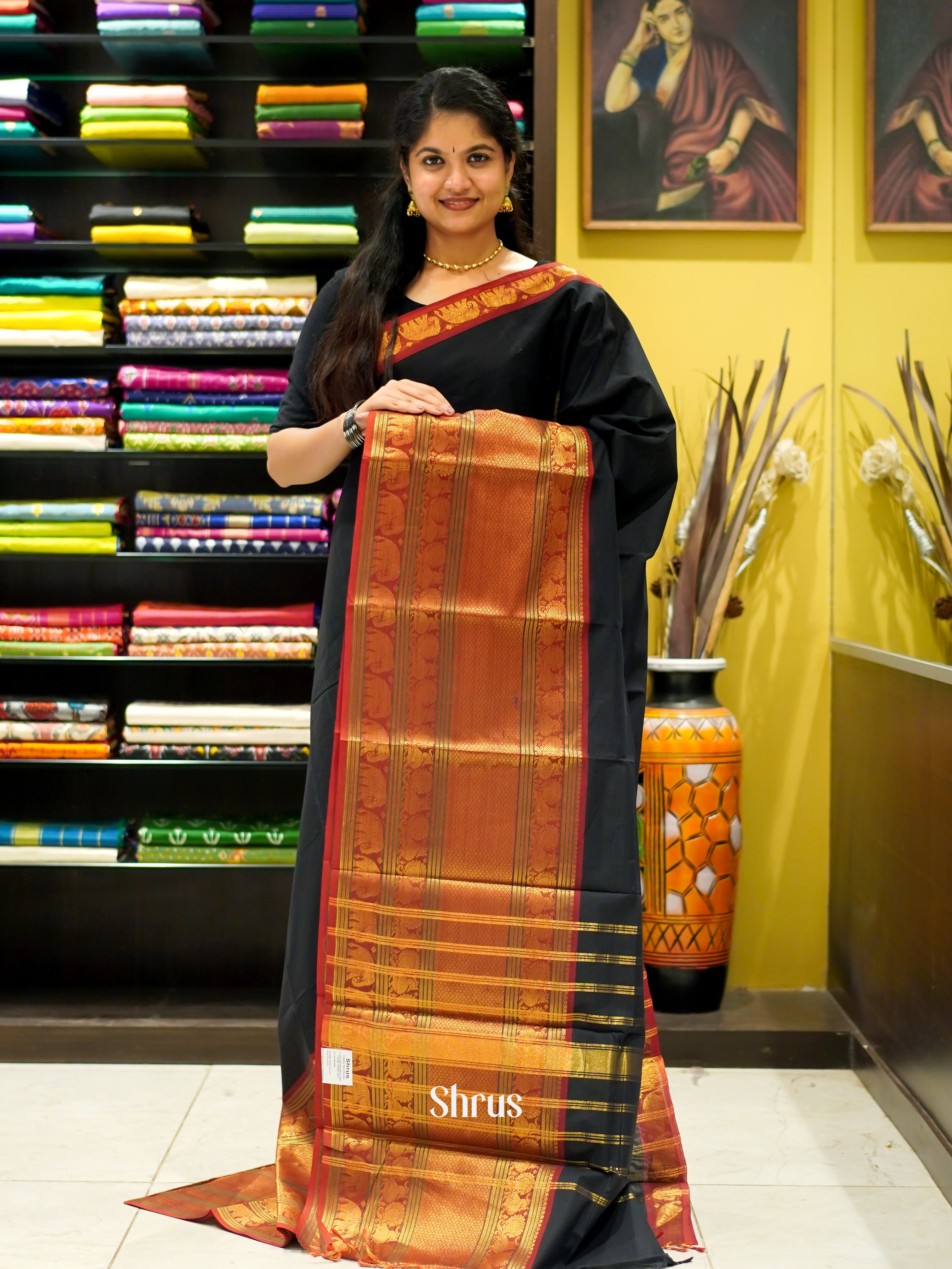 Black & Red - Narayanpet Cotton