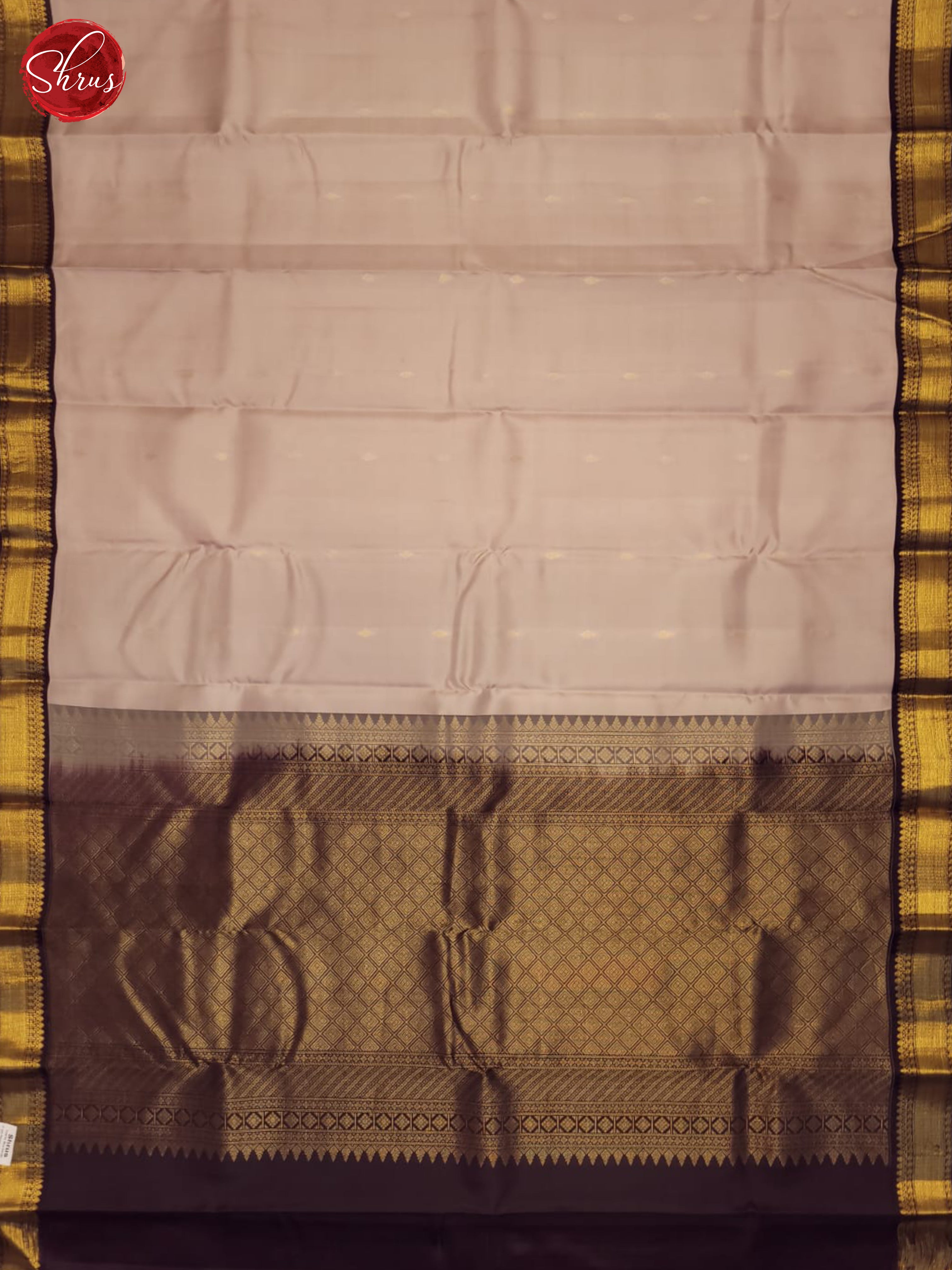 11a Dusty Lavender & Wine - Kanchipuram silk Saree