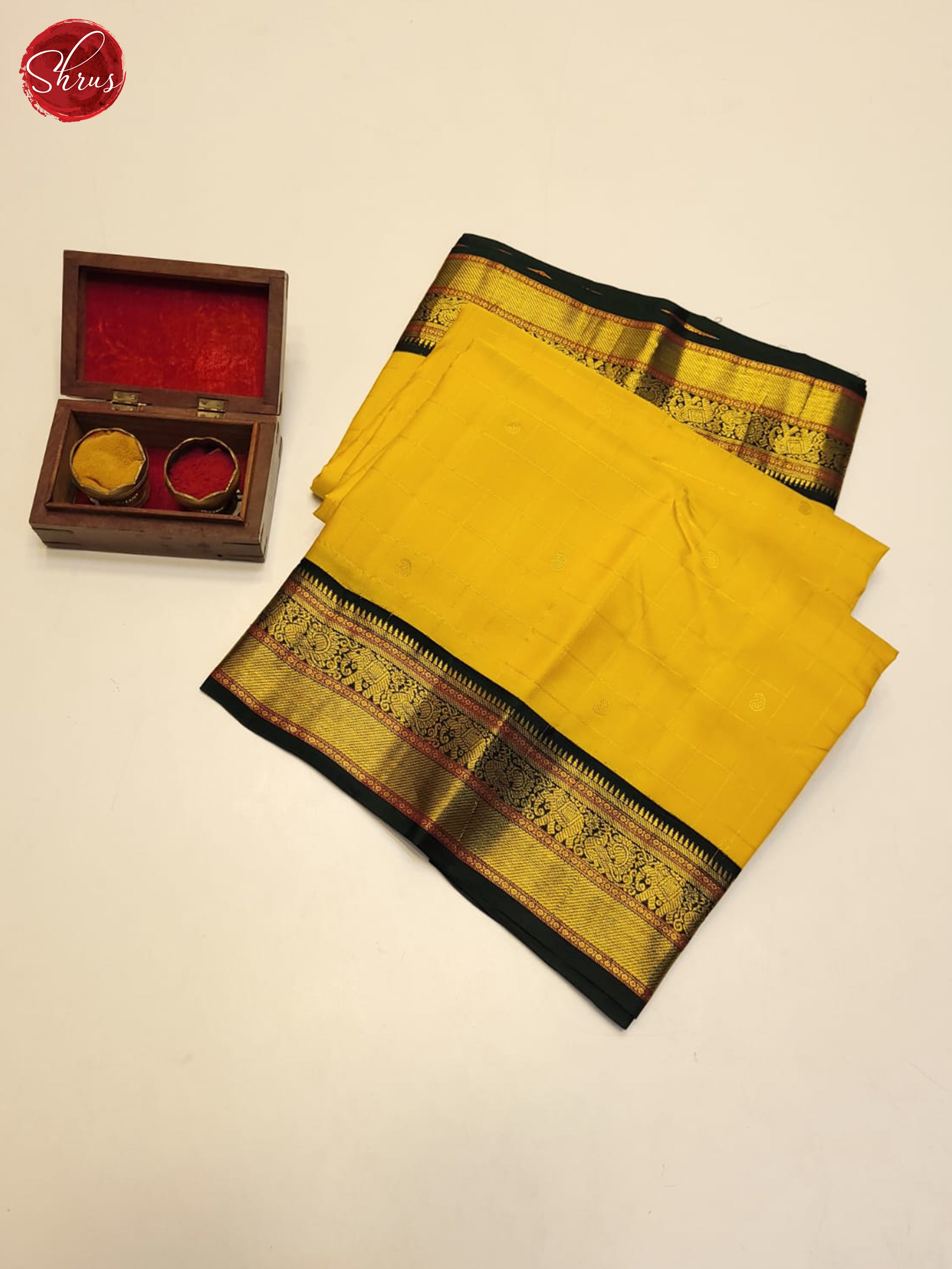 Yellow And Green - Kanchipuram Silk Saree