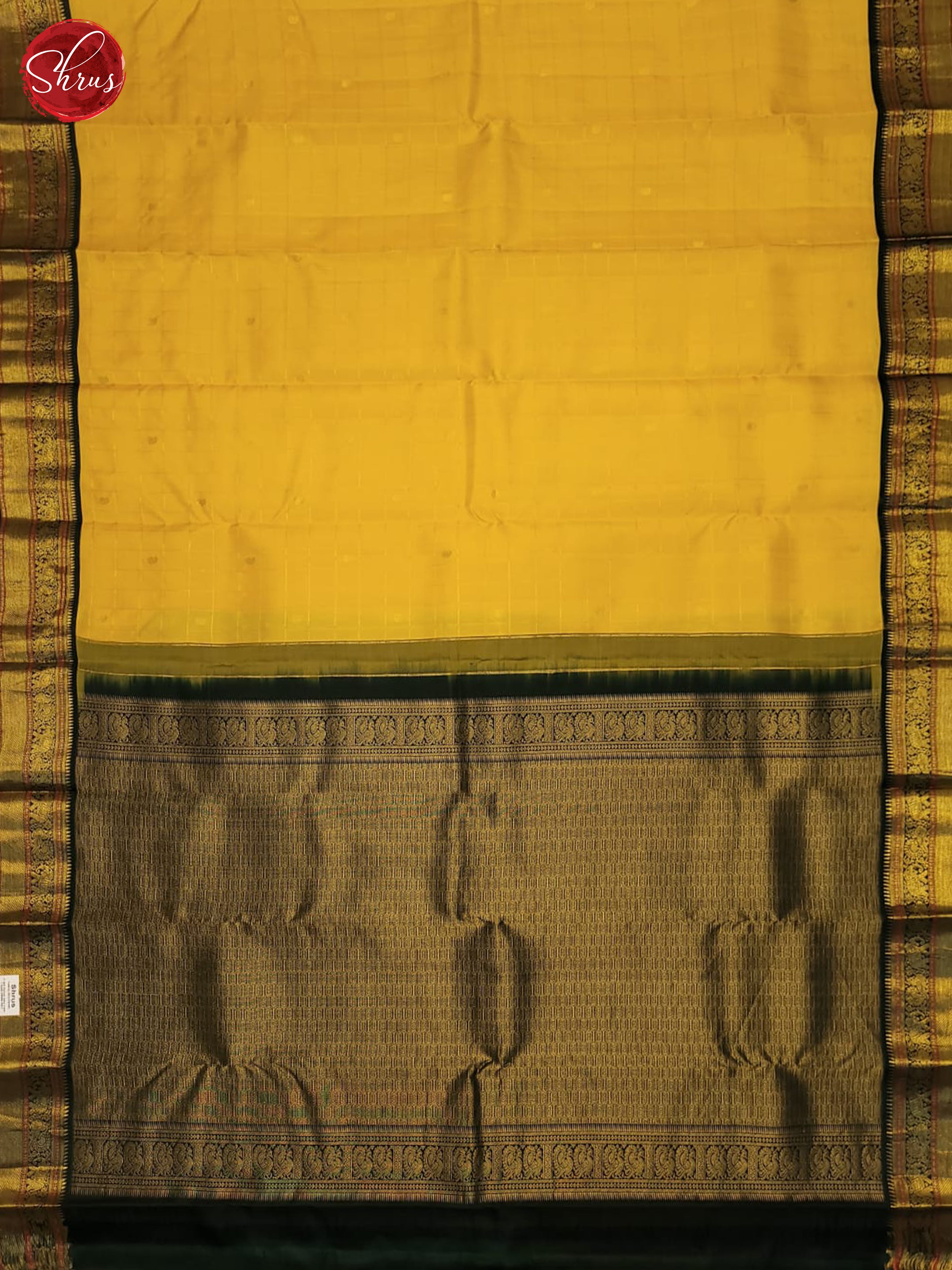 Yellow And Green - Kanchipuram Silk Saree