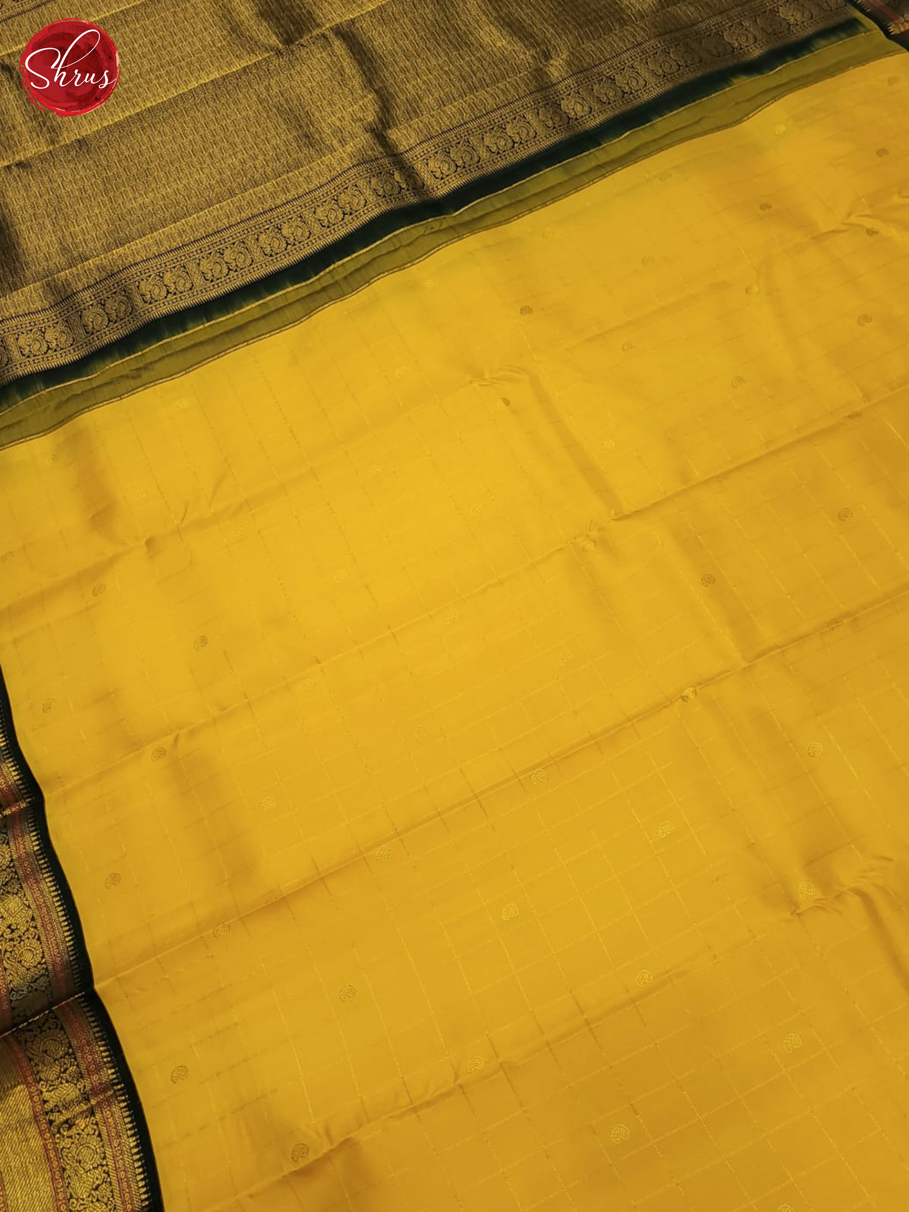 Yellow And Green - Kanchipuram Silk Saree - Shop on ShrusEternity.com