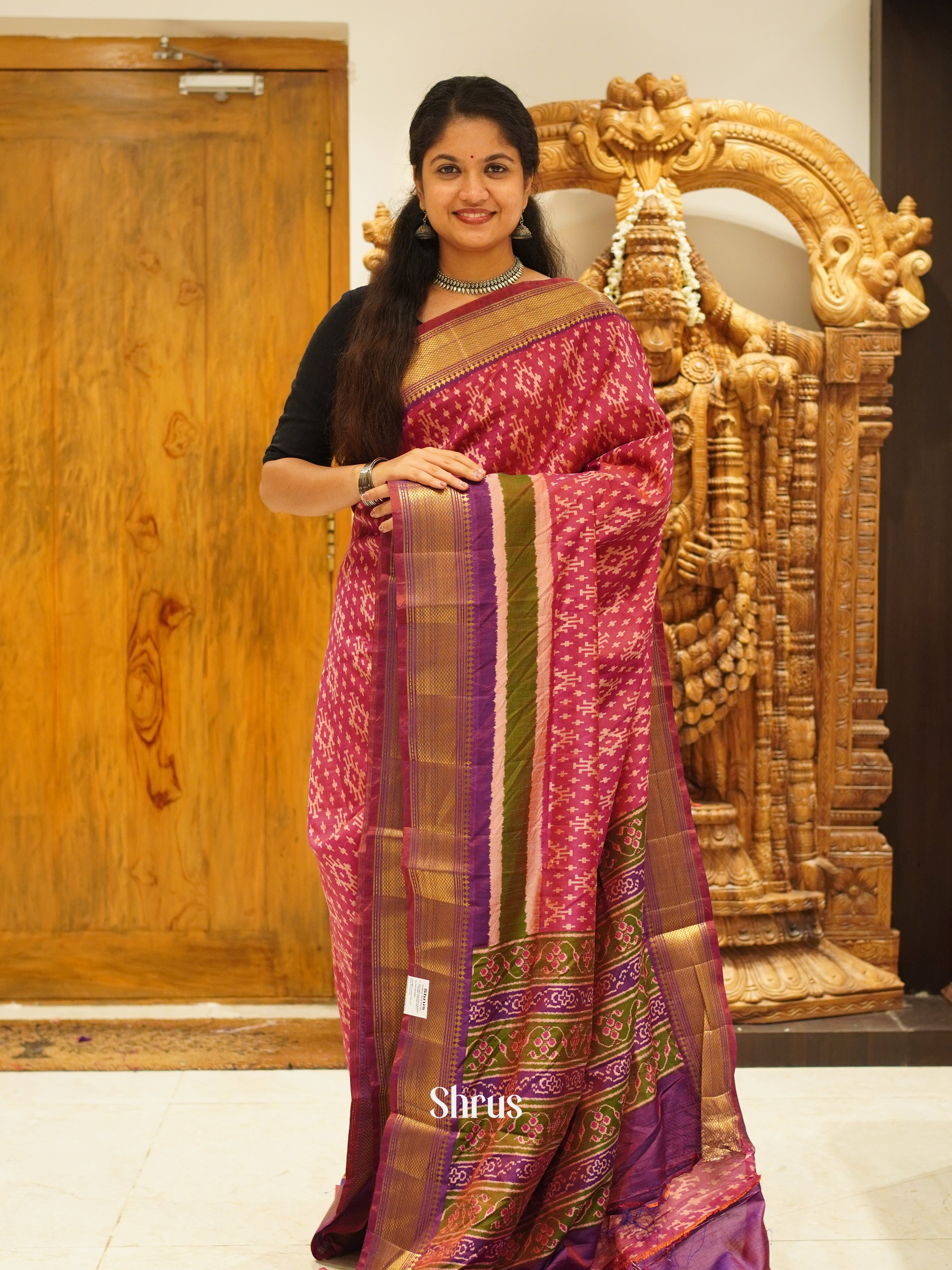 CDS20004 - Semi Patola Saree - Shop on ShrusEternity.com